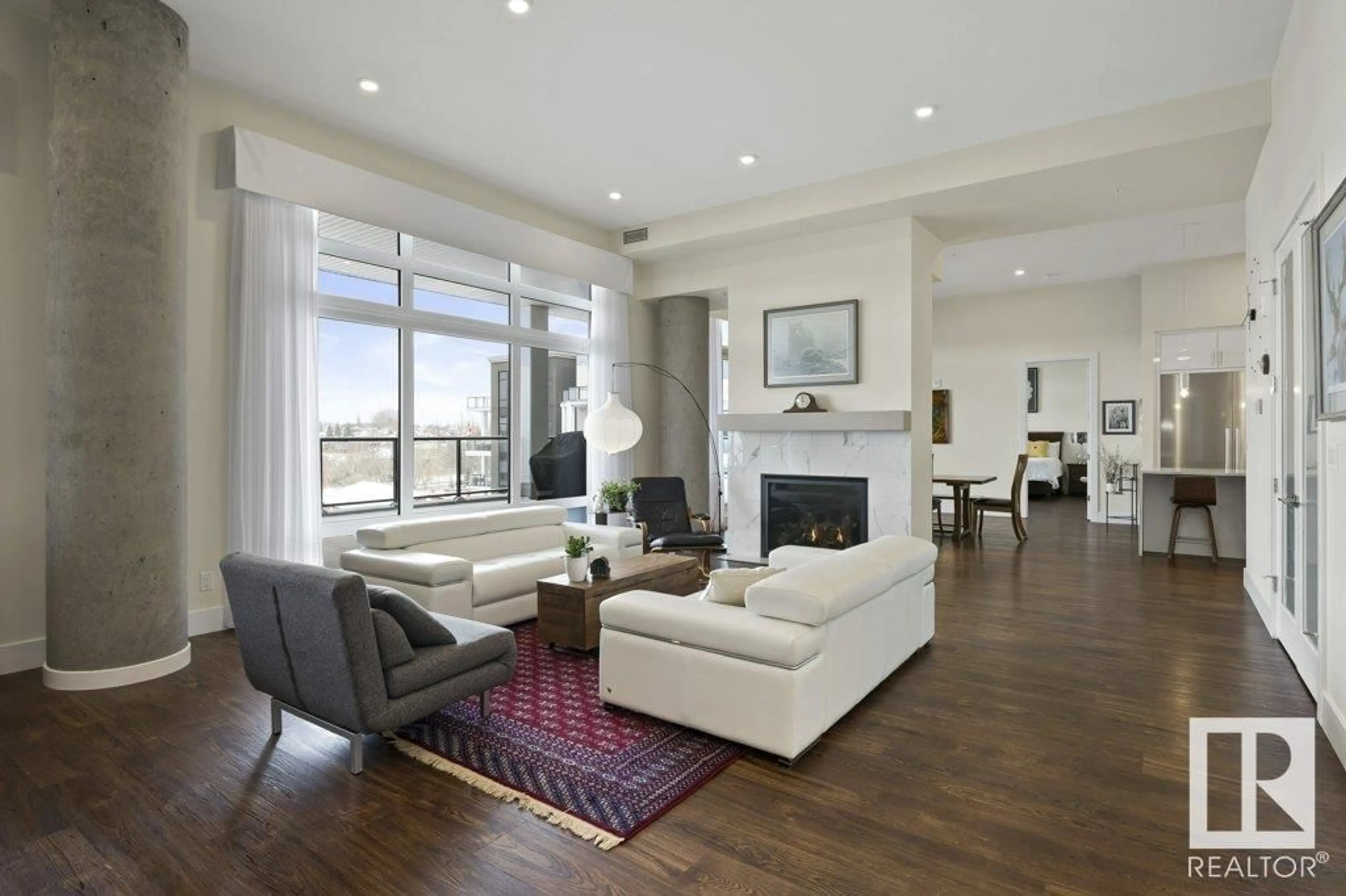 Living room with furniture, unknown for 200 - 930 BELLEROSE DR, St. Albert Alberta T8N7P7