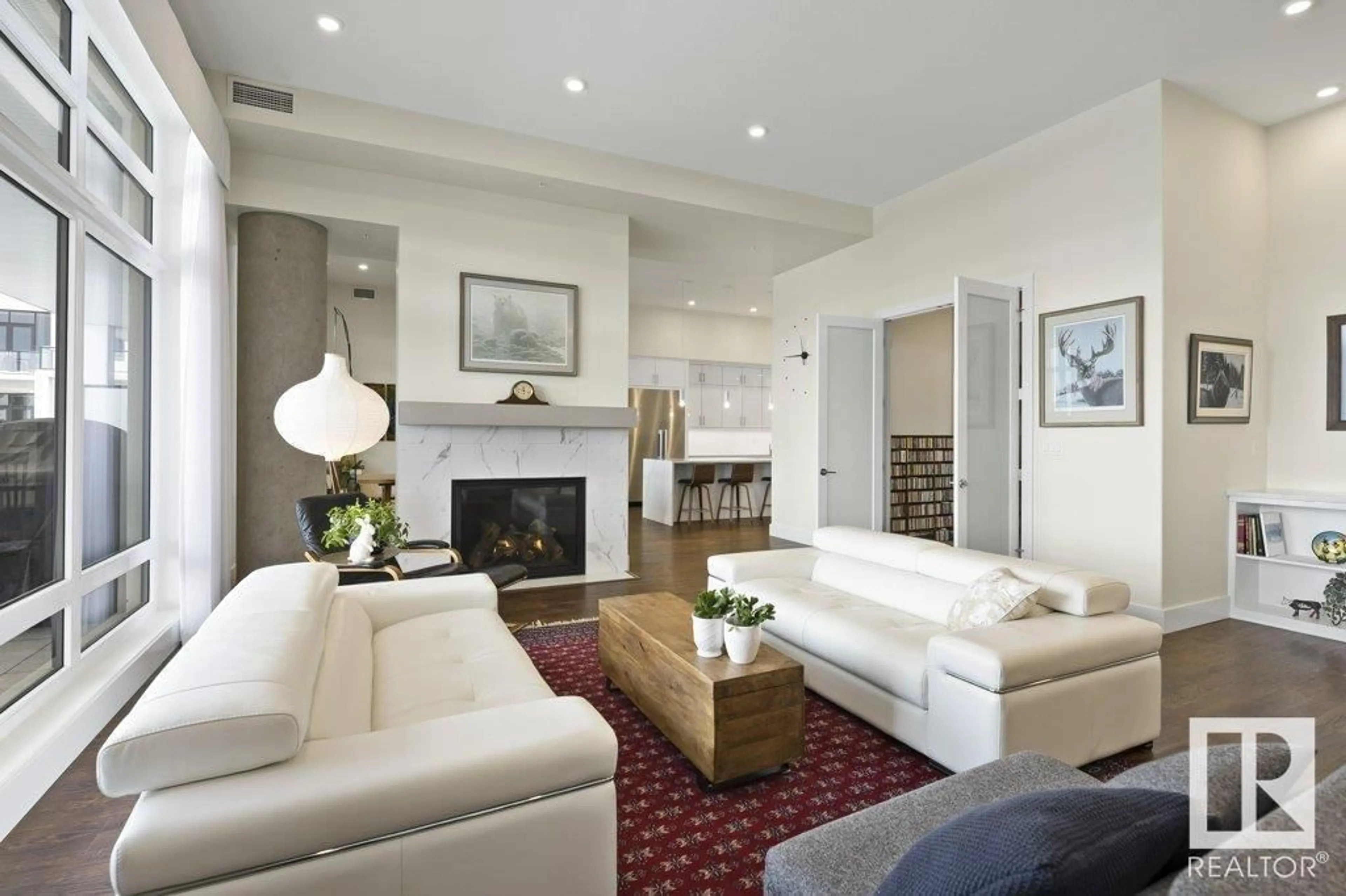 Living room with furniture, unknown for 200 - 930 BELLEROSE DR, St. Albert Alberta T8N7P7