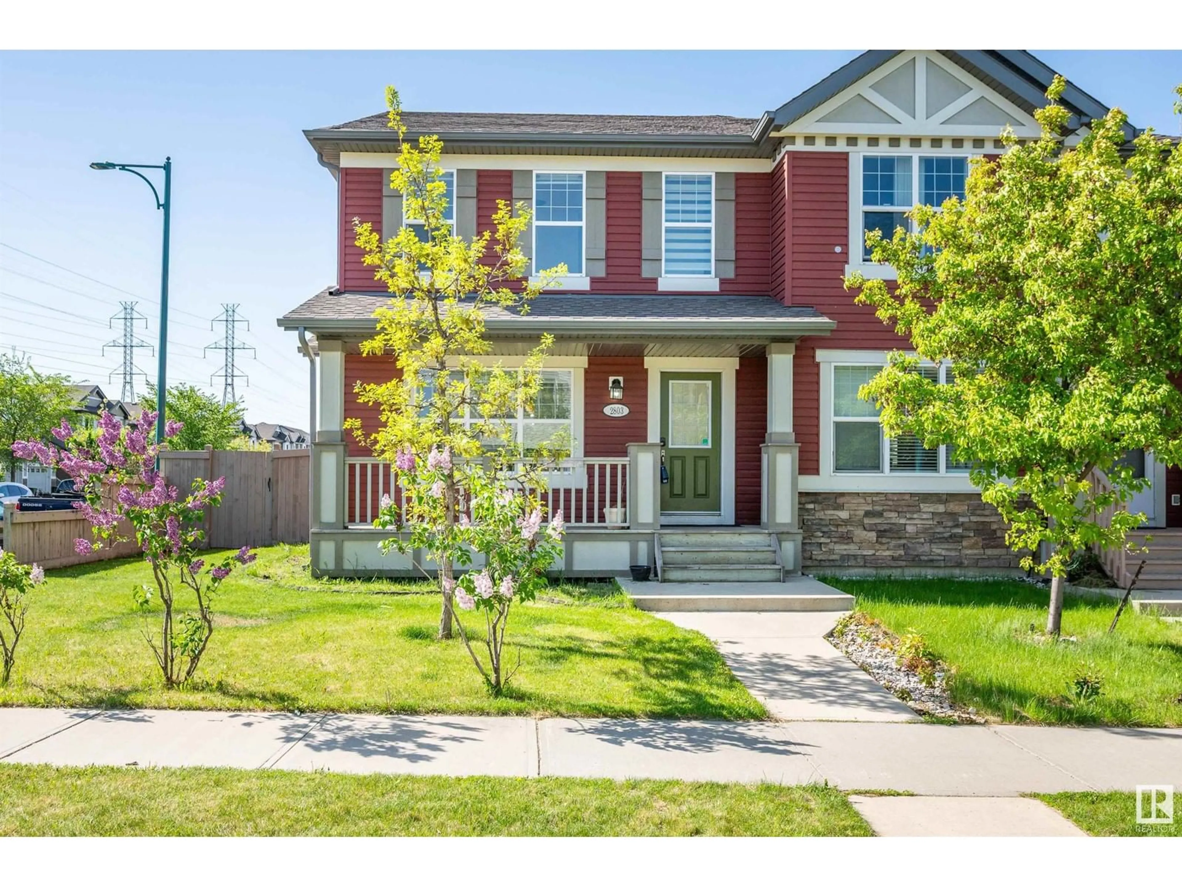Home with brick exterior material, street for 2803 19 AV, Edmonton Alberta T6T0N5
