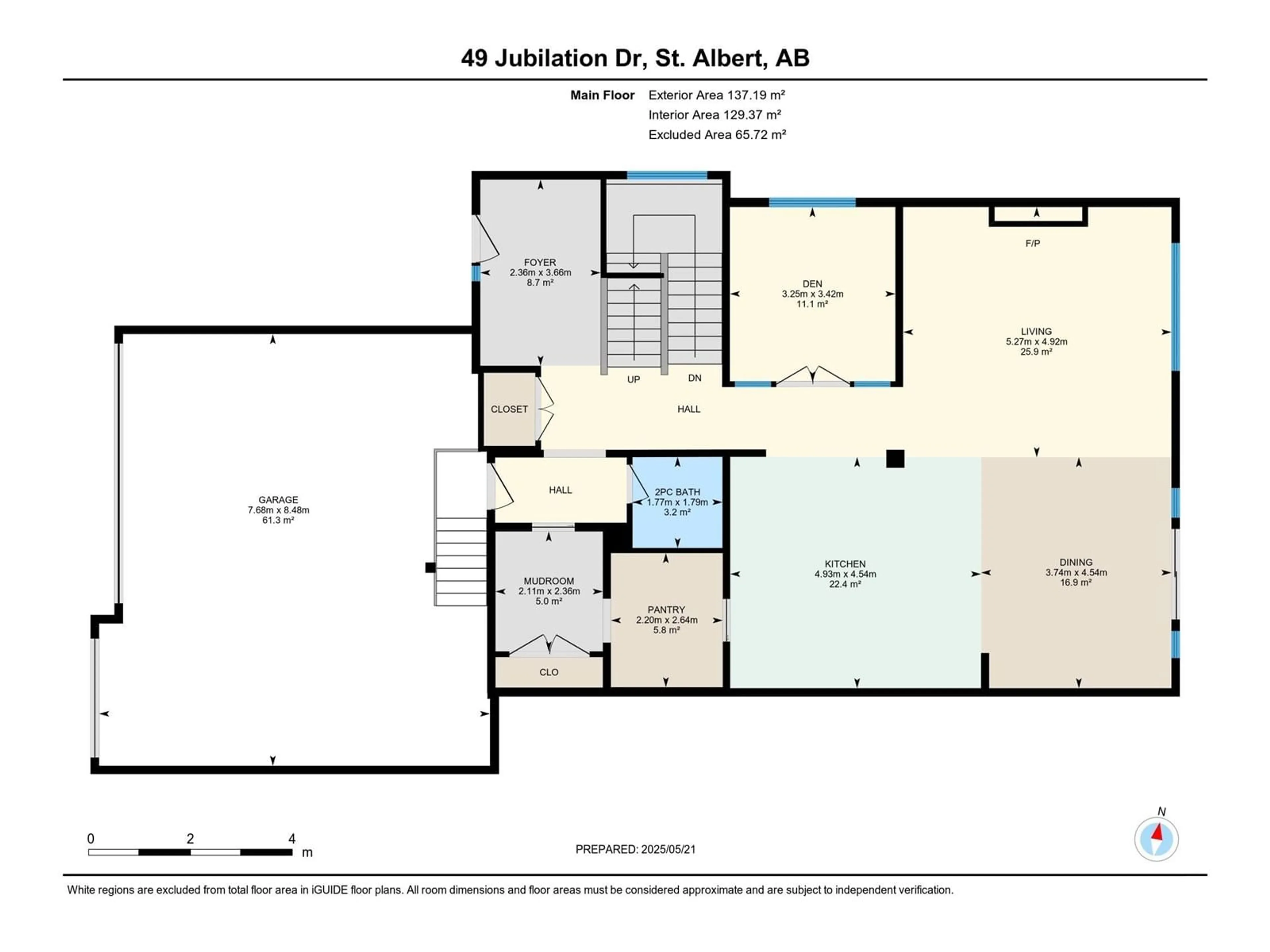 Floor plan for 49 JUBILATION DR, St. Albert Alberta T8N7W7