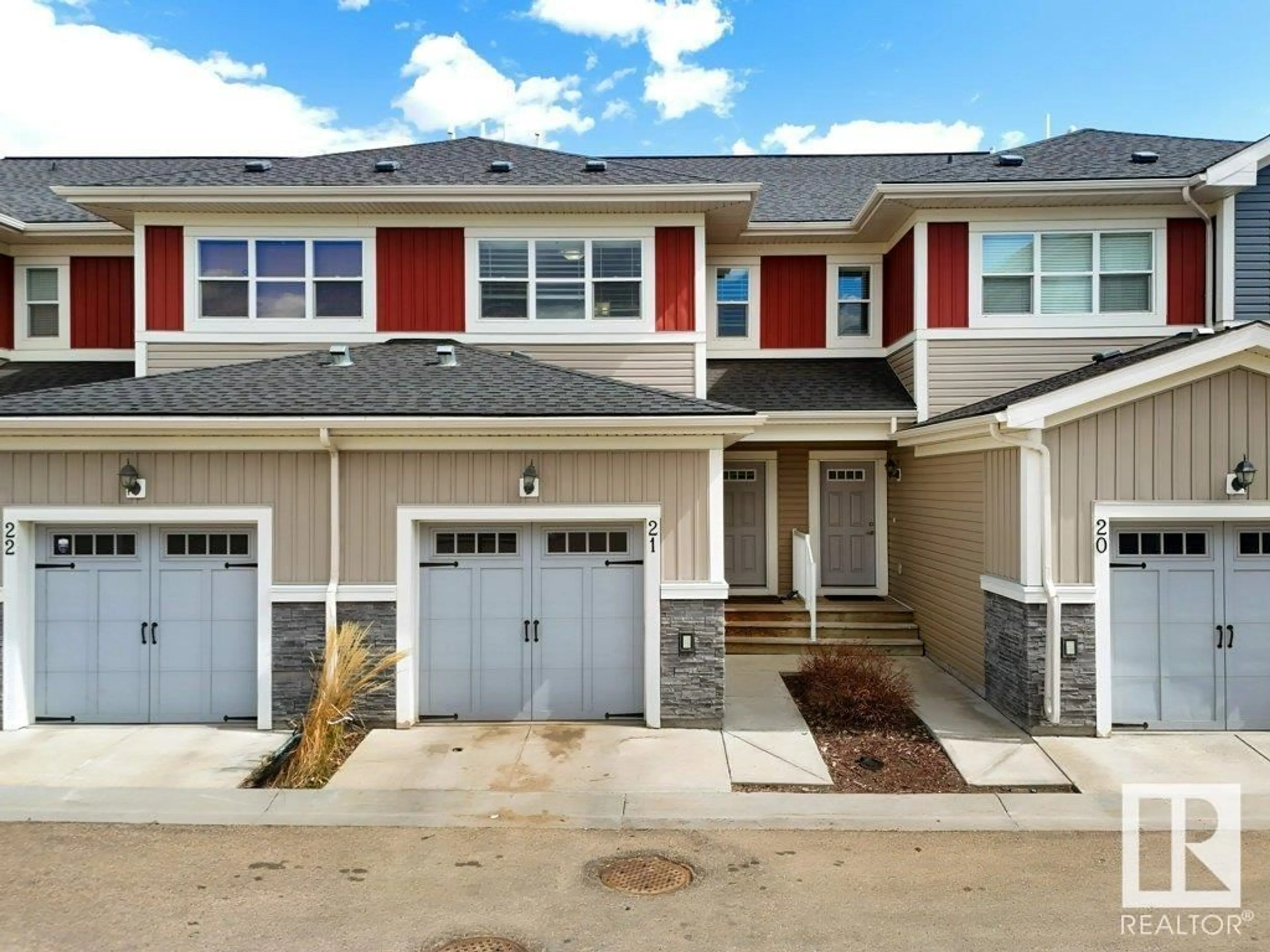 Home with vinyl exterior material, street for #21 - 3710 ALLAN DR, Edmonton Alberta T6W2C4