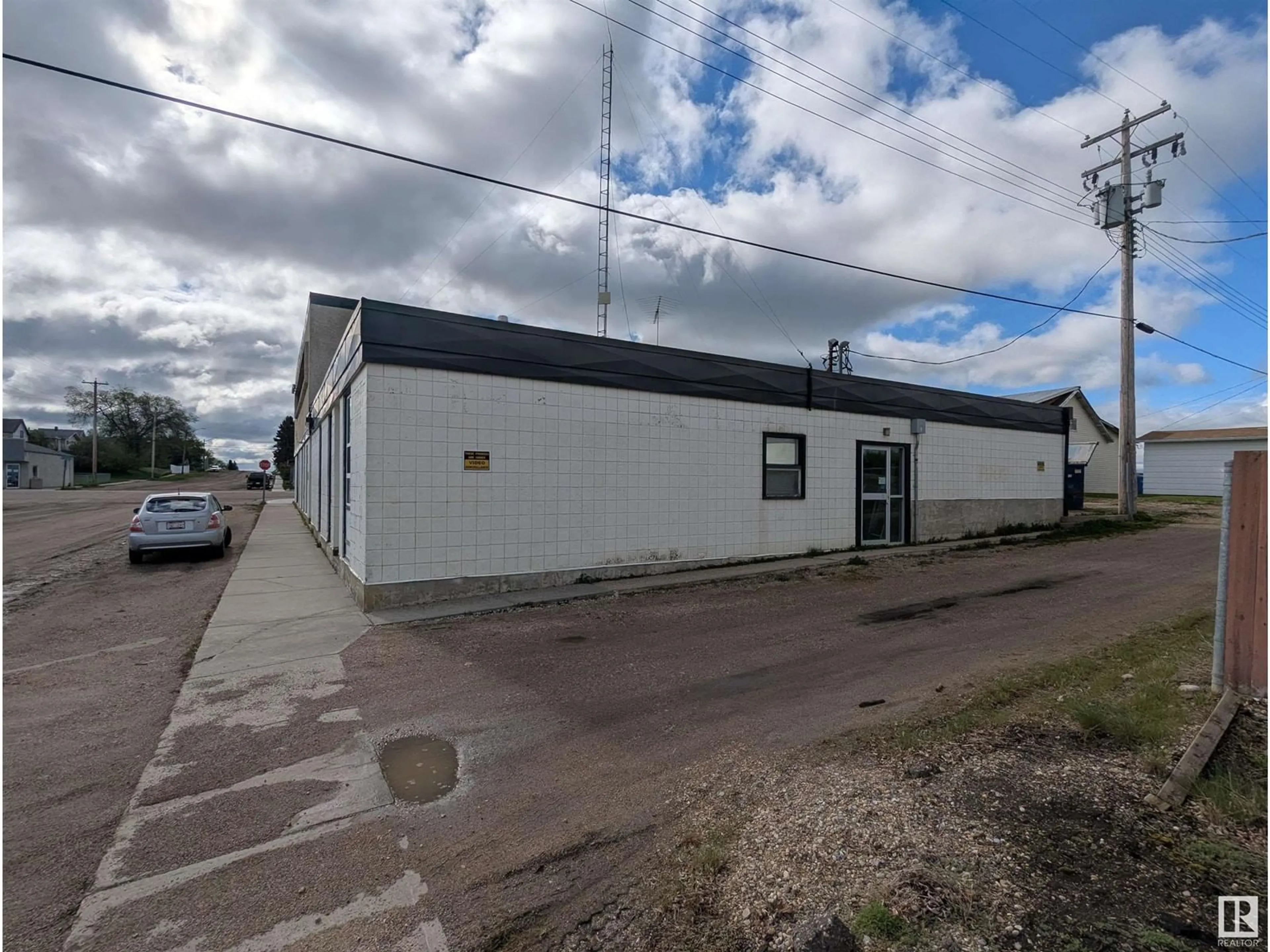 A pic from outside/outdoor area/front of a property/back of a property/a pic from drone, building for 4928 50 ST, Sangudo Alberta T0E2A0