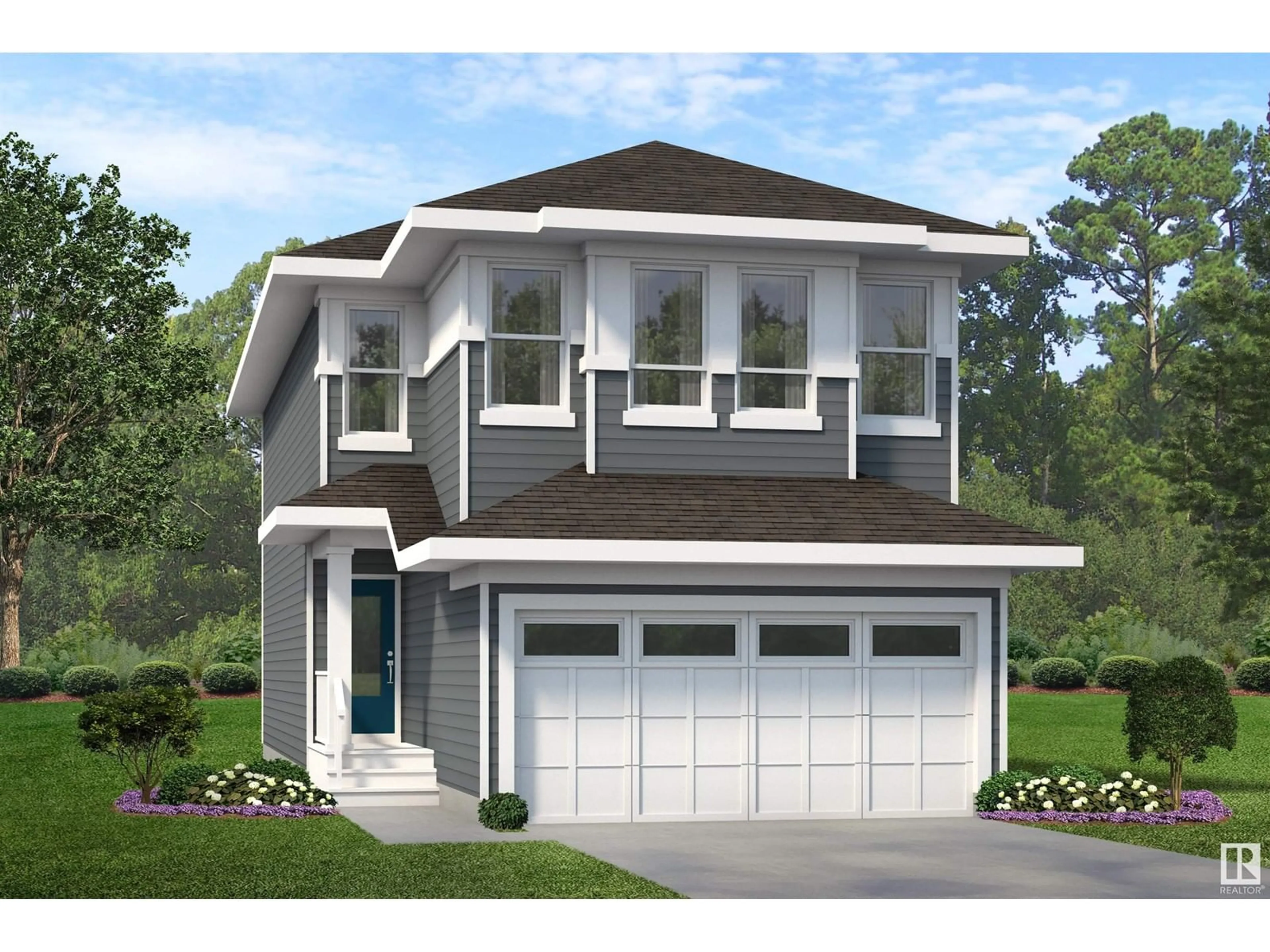 Home with vinyl exterior material, street for 4511 WARBLER LOOP, Edmonton Alberta T5S2C2