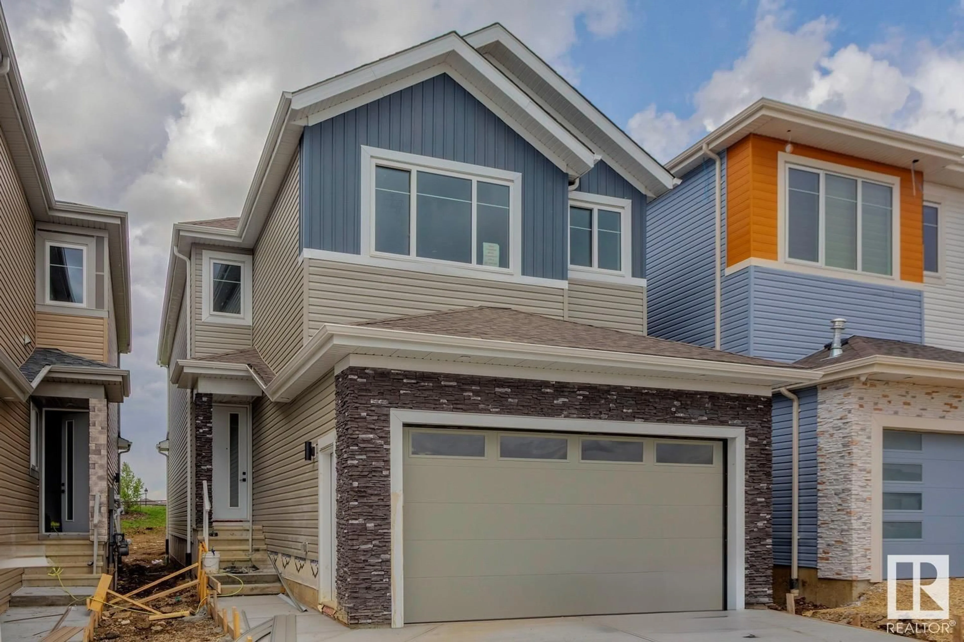 Home with vinyl exterior material, street for 3612 TRIOMPHE BV, Beaumont Alberta T4X3A7