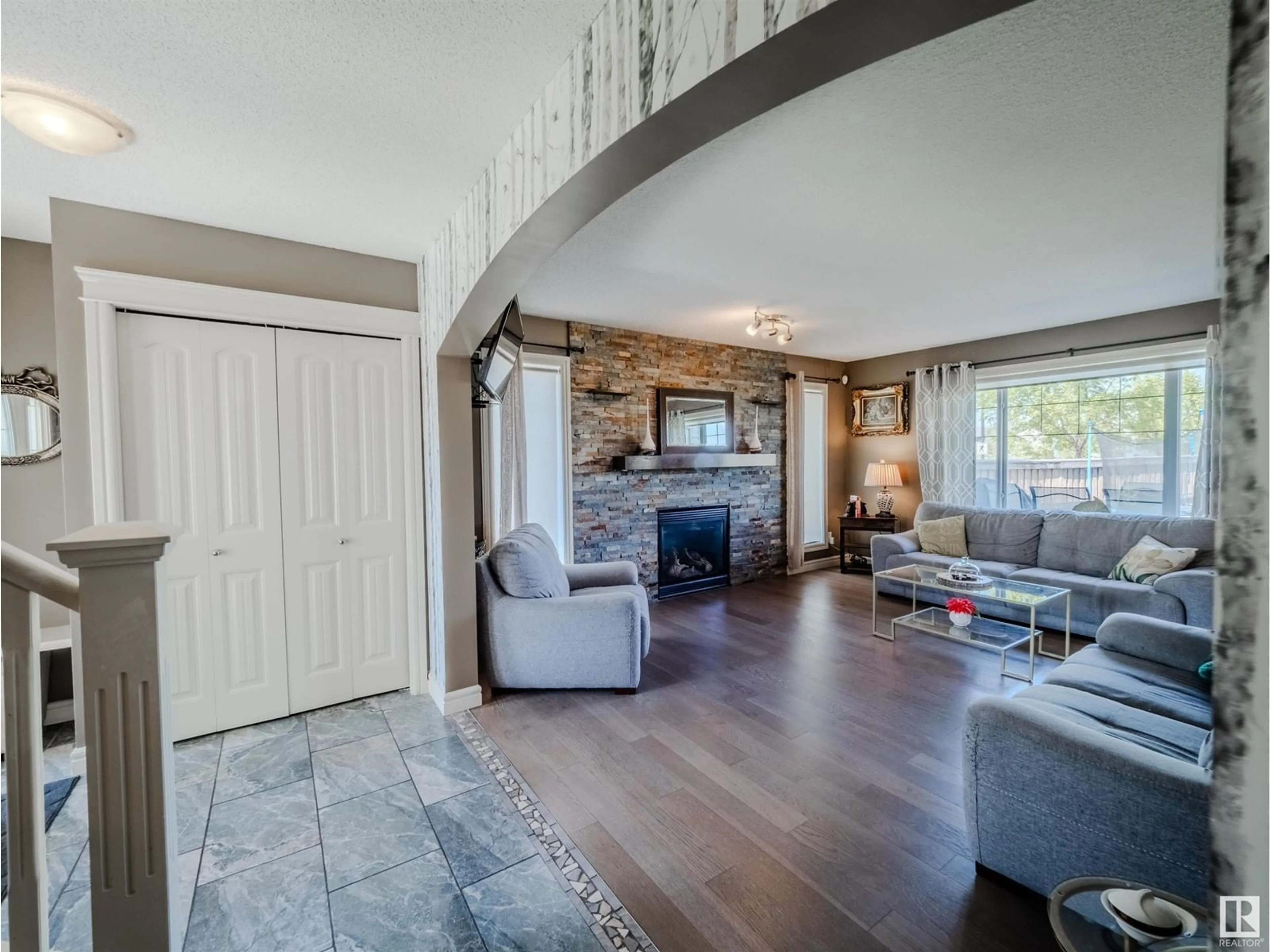 Living room with furniture, unknown for 8509 SLOANE CR, Edmonton Alberta T6R0L1