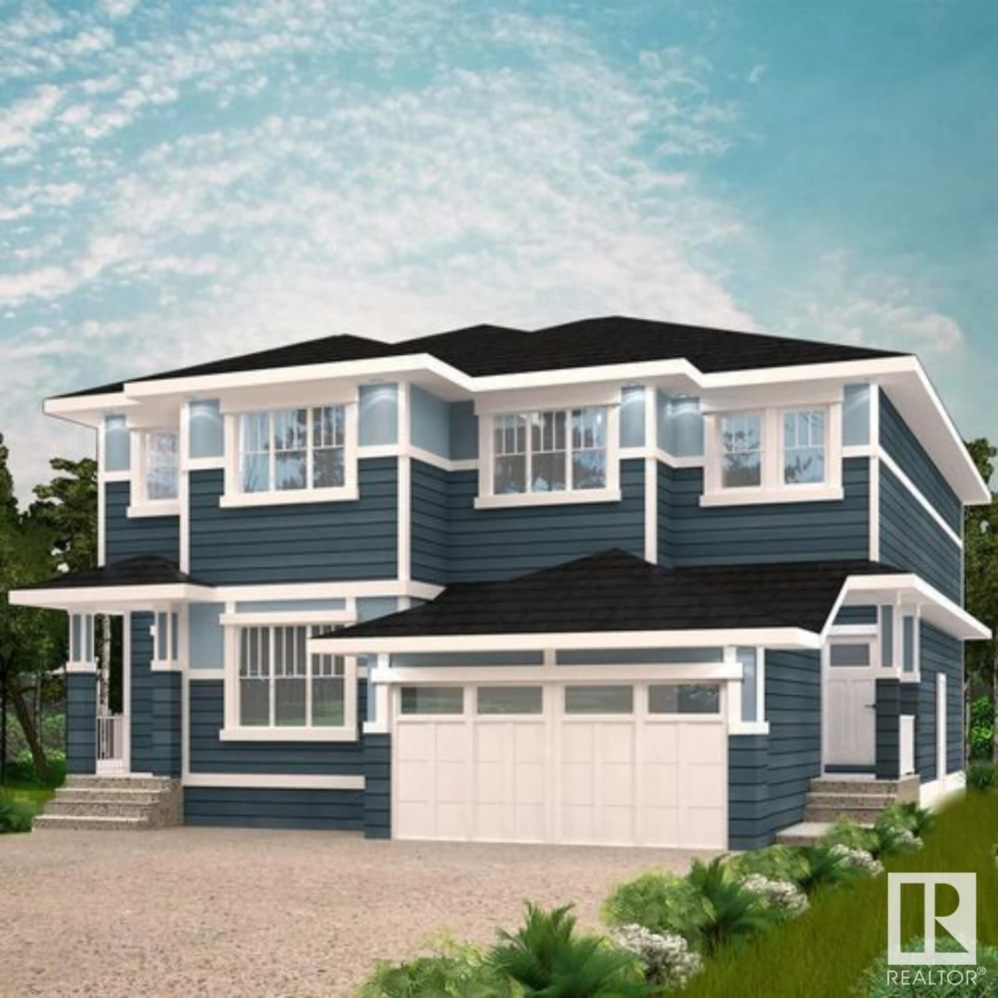Home with vinyl exterior material, street for 19030 29 AV, Edmonton Alberta T6X3H9