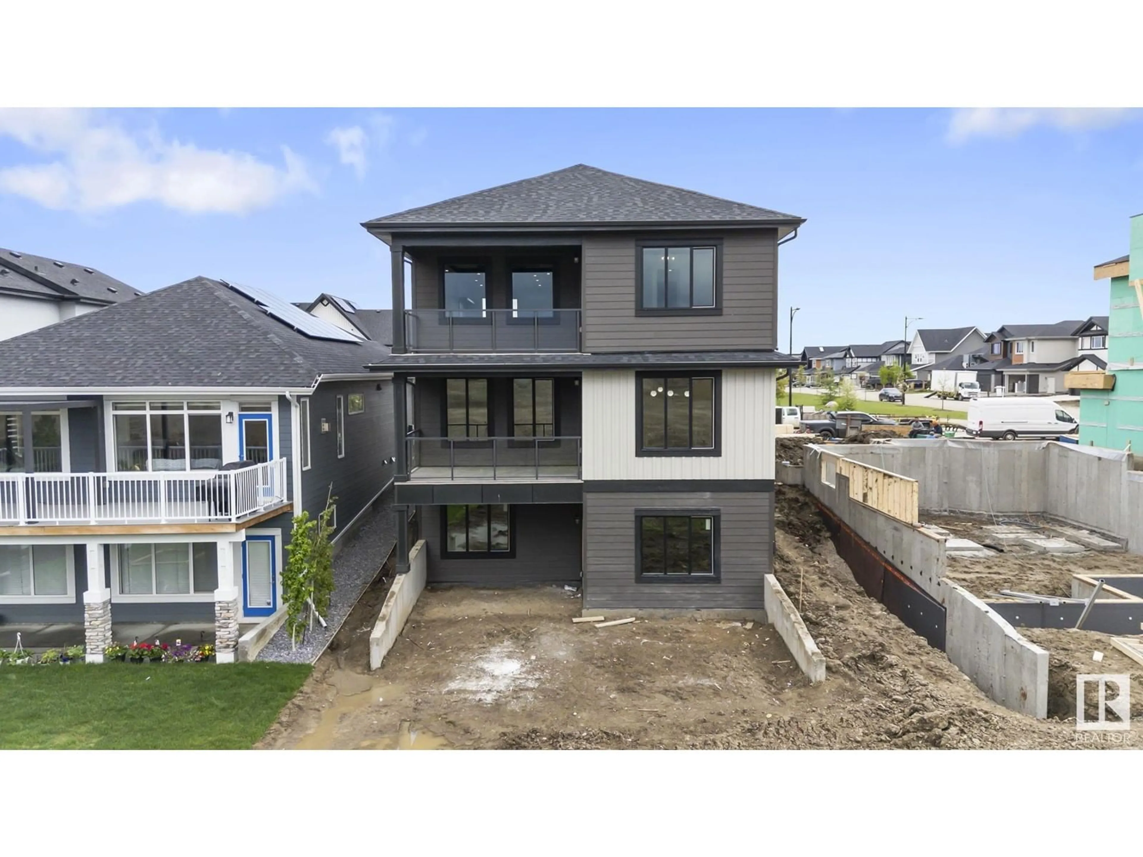 A pic from outside/outdoor area/front of a property/back of a property/a pic from drone, unknown for 146 EDGEWATER CI, Leduc Alberta T9E1K5
