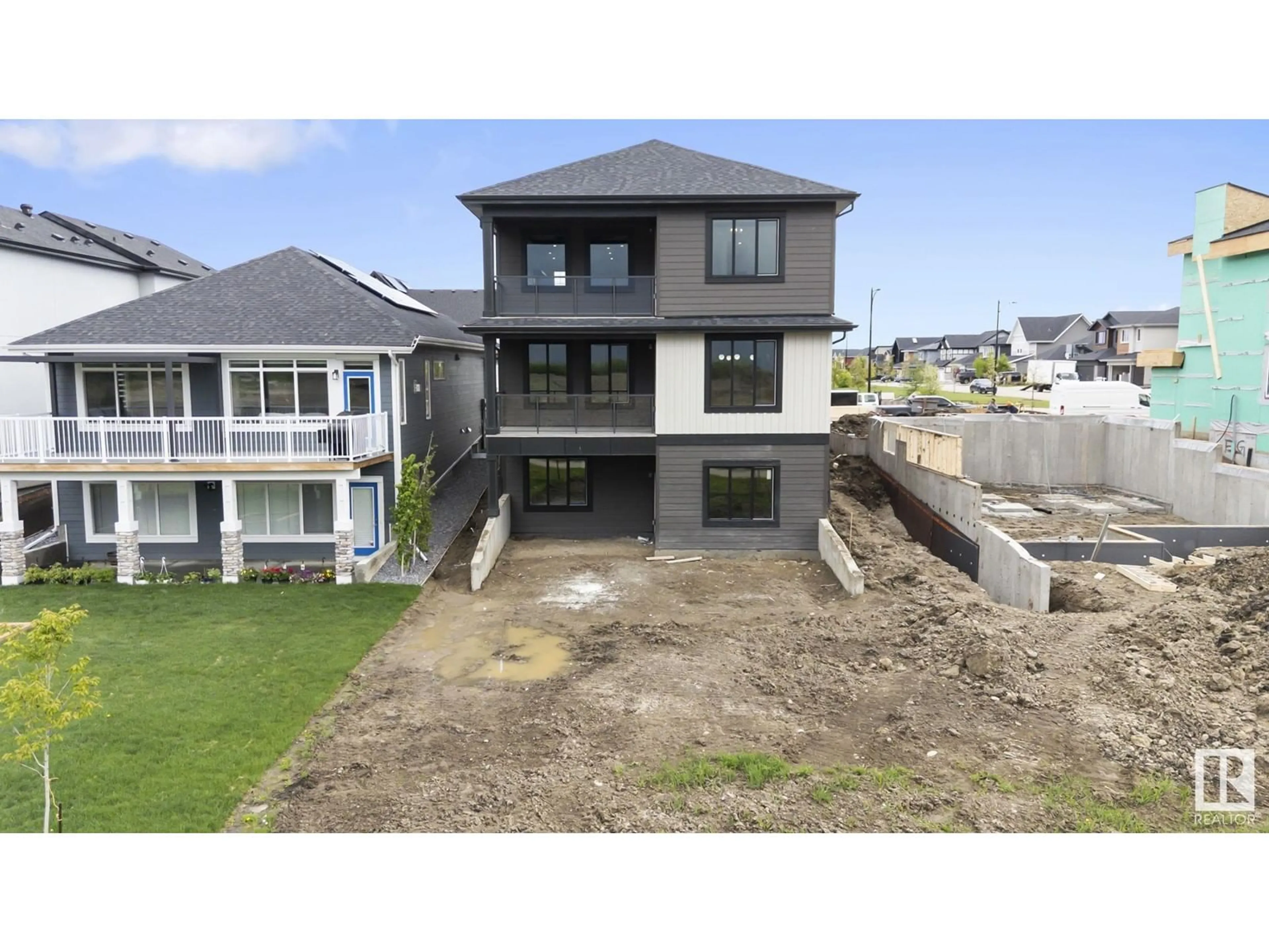 A pic from outside/outdoor area/front of a property/back of a property/a pic from drone, unknown for 146 EDGEWATER CI, Leduc Alberta T9E1K5