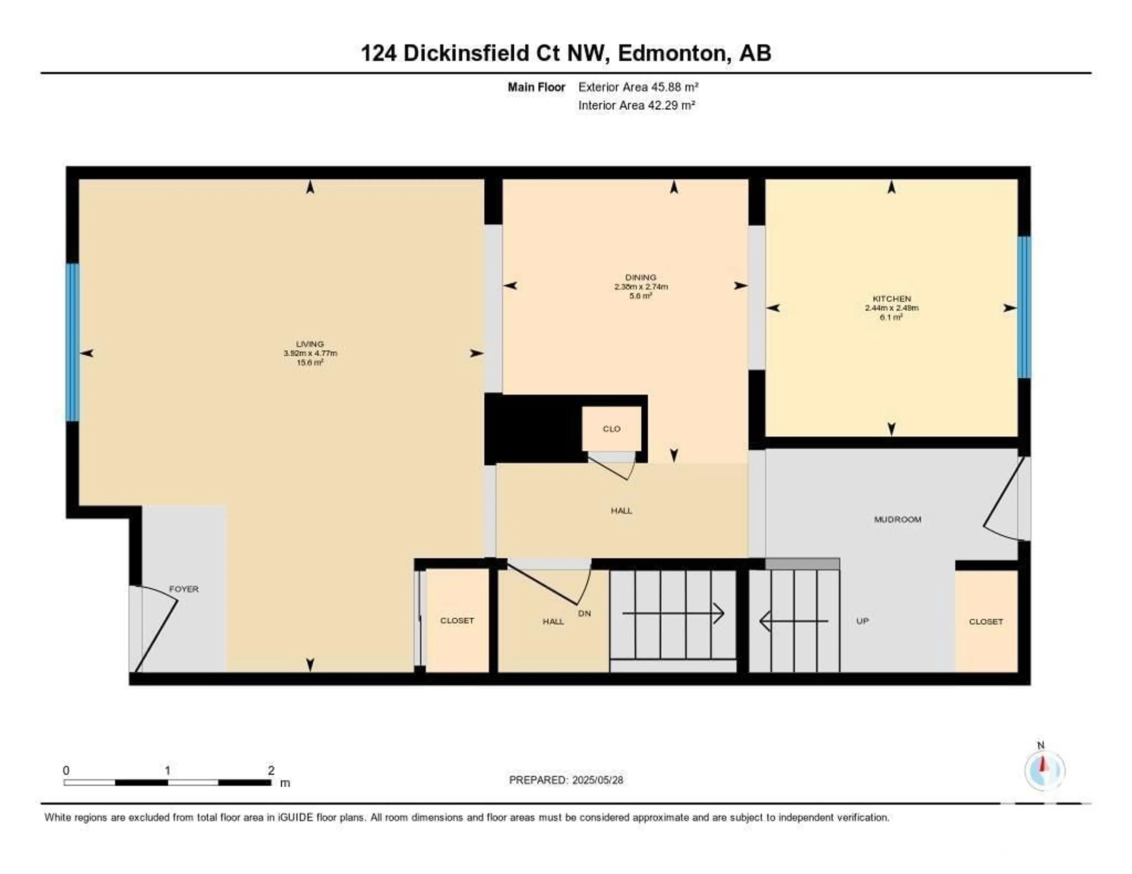 Floor plan for 124 DICKINSFIELD CO, Edmonton Alberta T5E5V8