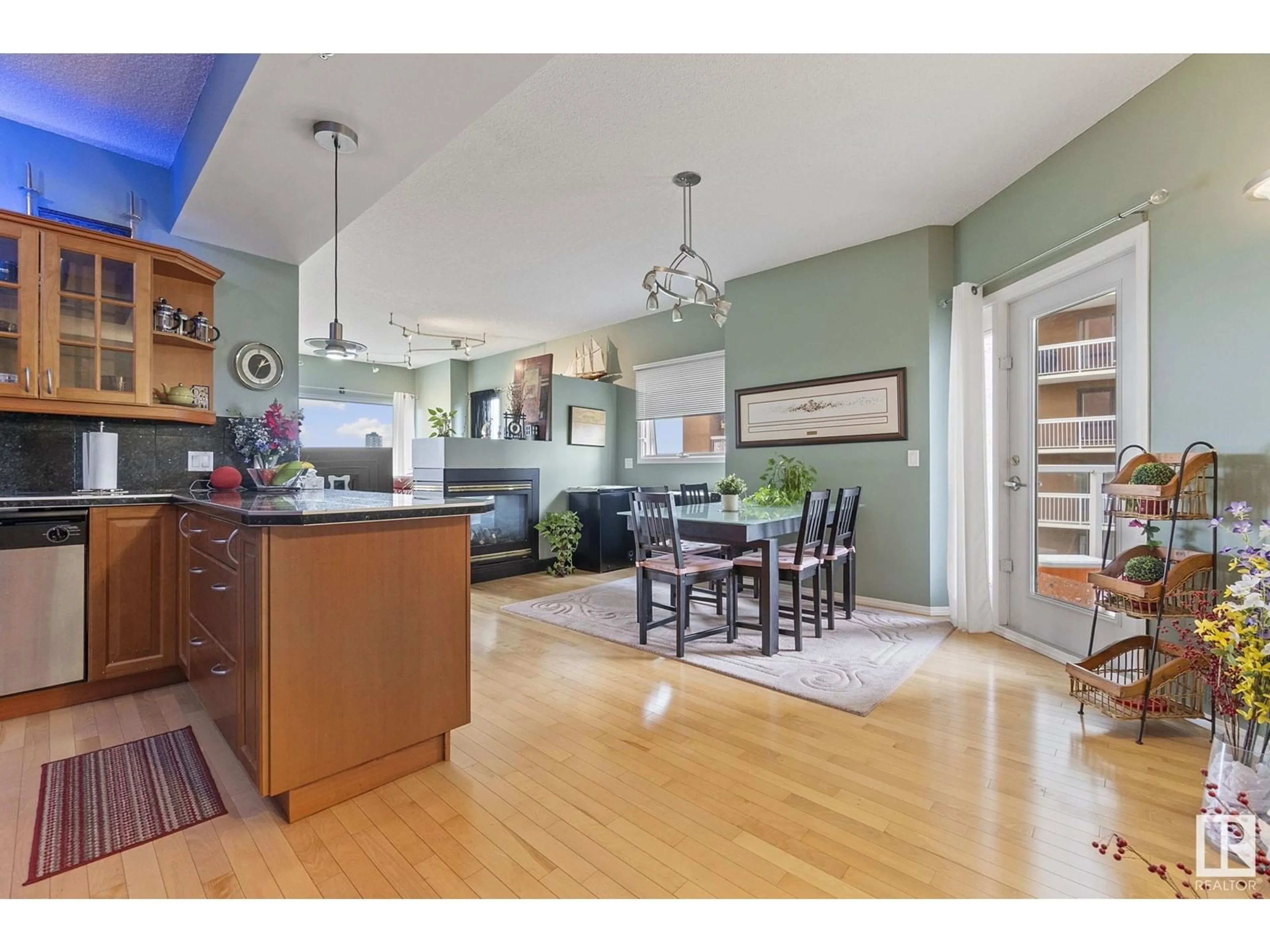 Open concept kitchen, unknown for #801 - 9708 110 ST, Edmonton Alberta T5K2W3