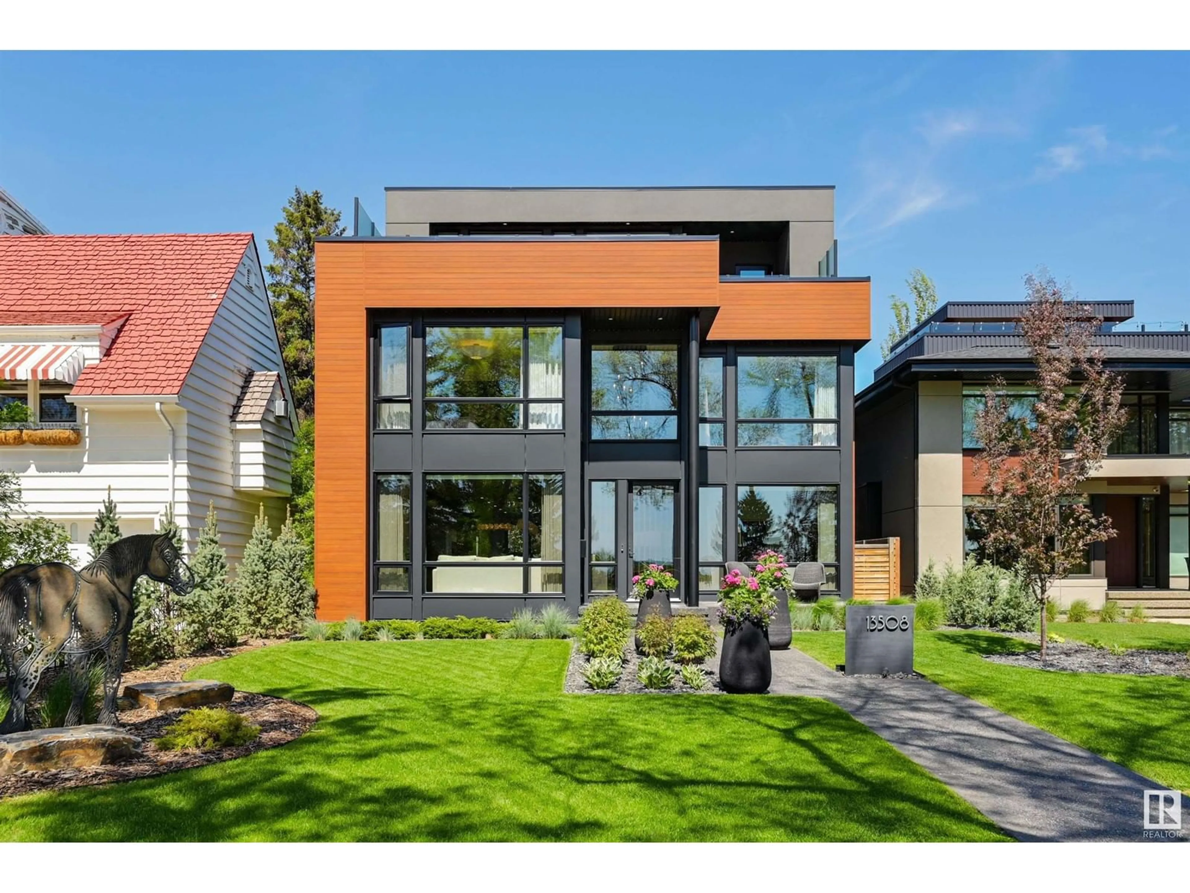 Home with brick exterior material, street for 13508 RAVINE DR, Edmonton Alberta T5N3L8