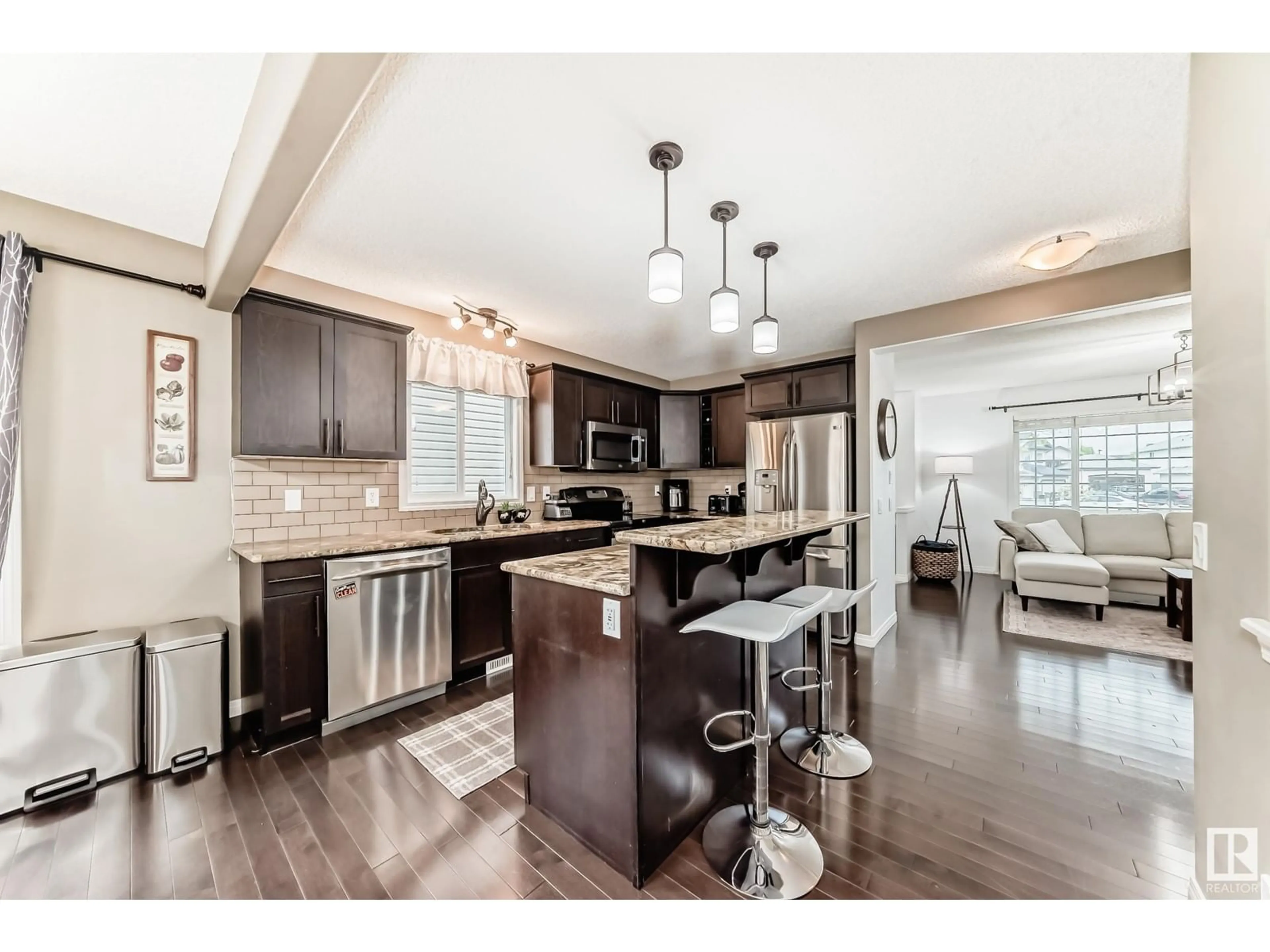 Open concept kitchen, unknown for NW - 8736 180 AV, Edmonton Alberta T5Z0E3