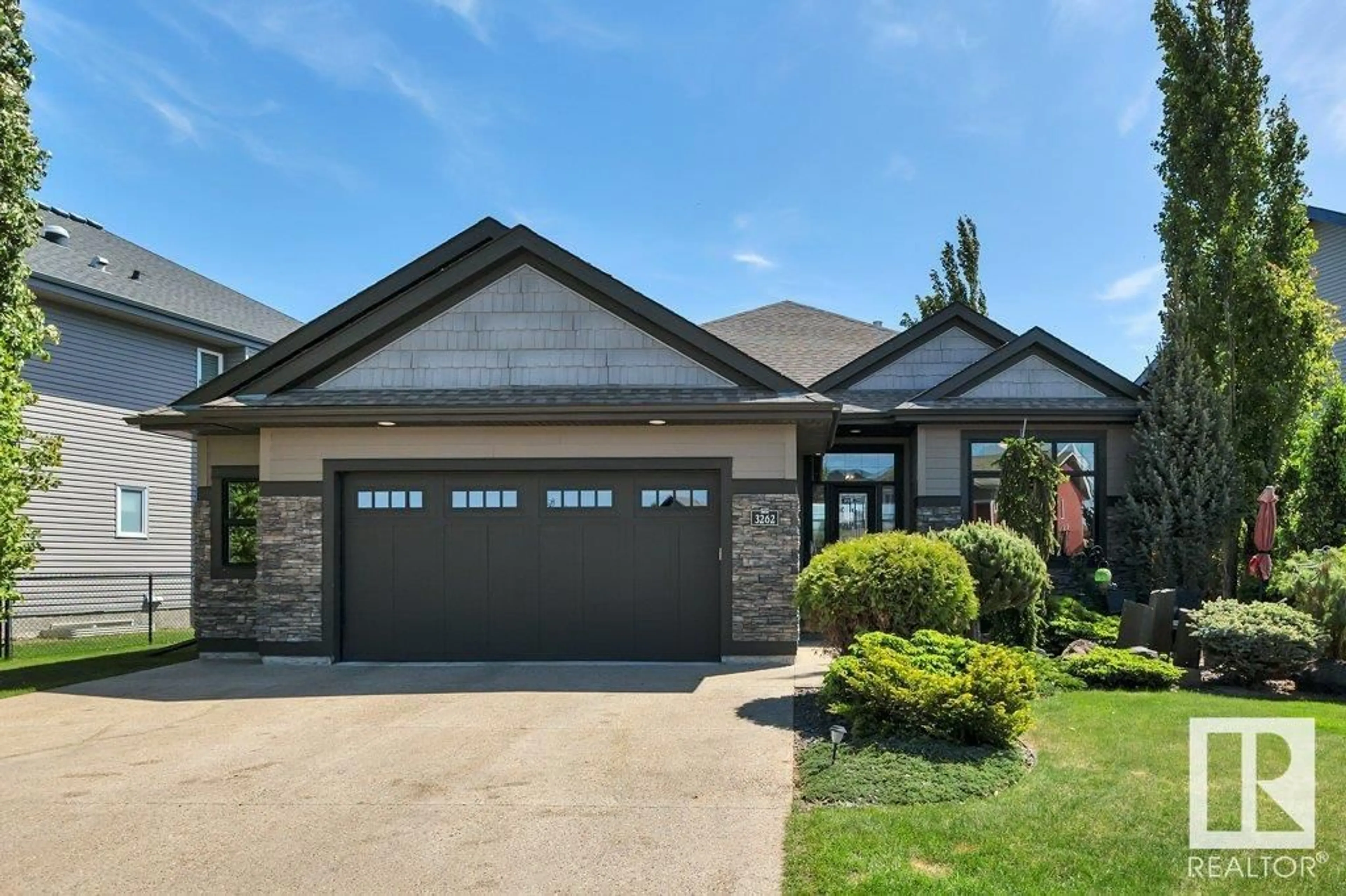 Home with brick exterior material, street for 3262 WHITELAW DR, Edmonton Alberta T6W0P7
