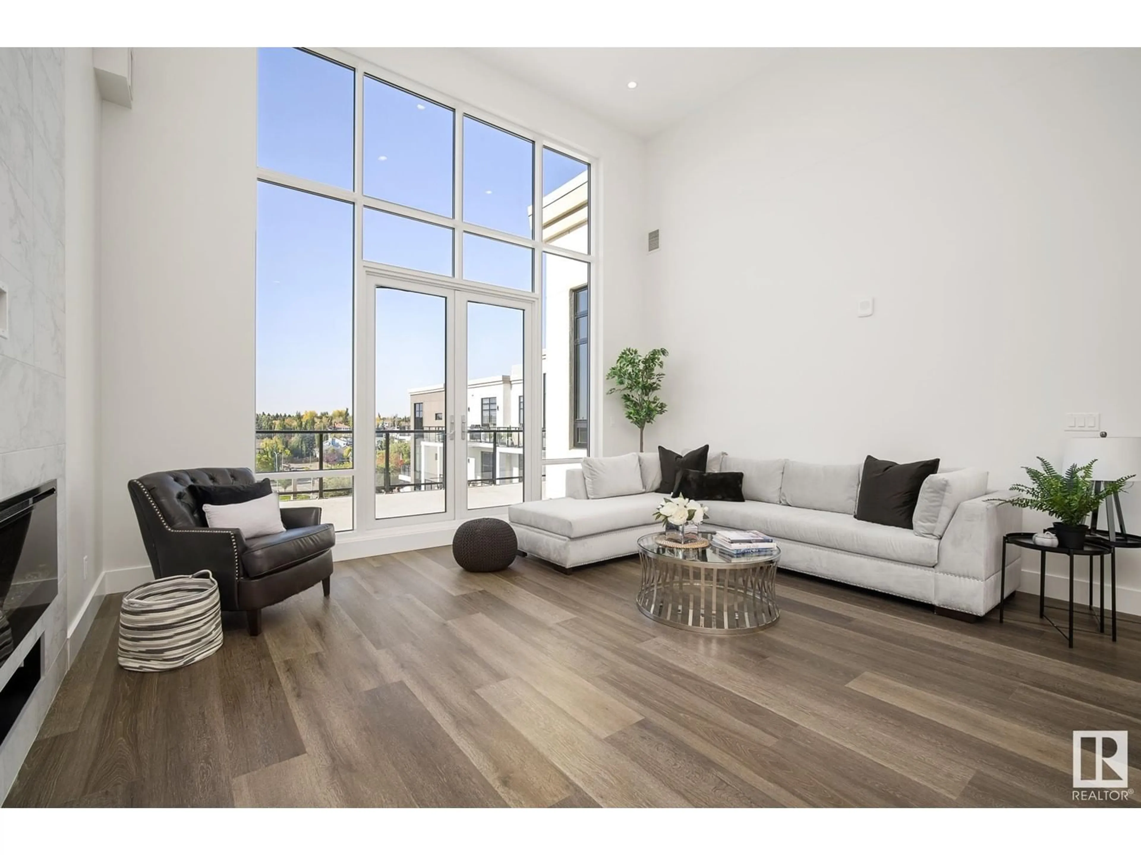 Living room with furniture, unknown for #1032 - 1032 BELLEROSE DR, St. Albert Alberta T8N7P7