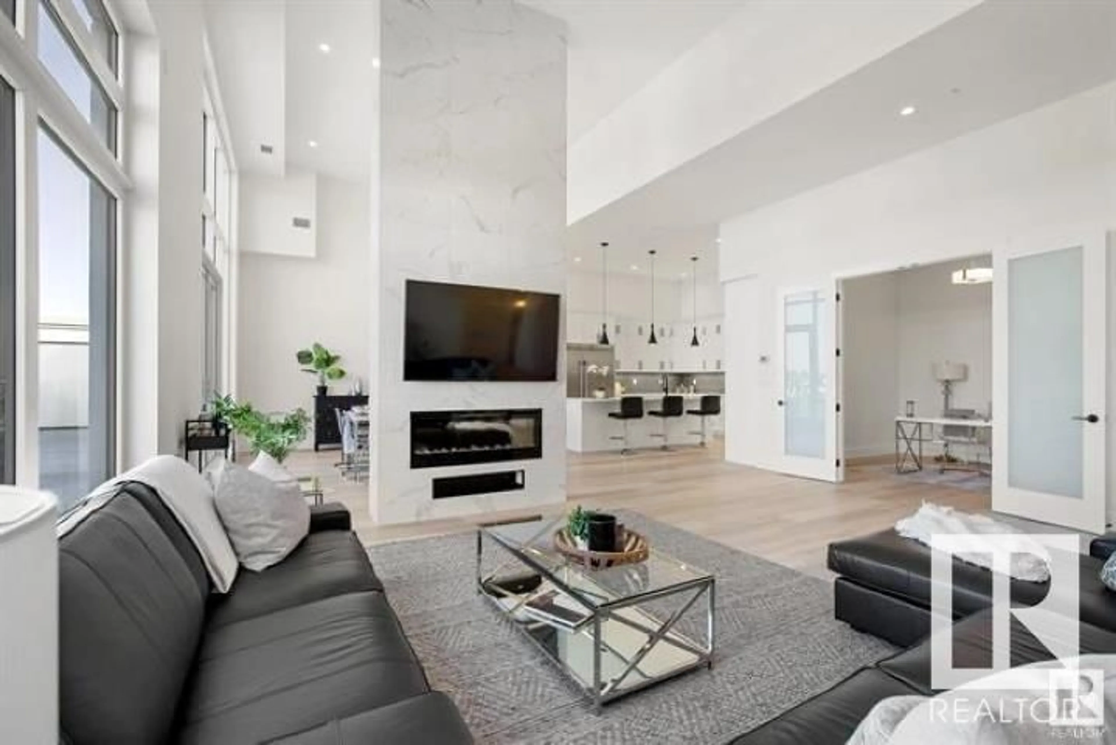 Living room with furniture, unknown for #1030 - 1030 BELLEROSE DR, St. Albert Alberta T8N7P7