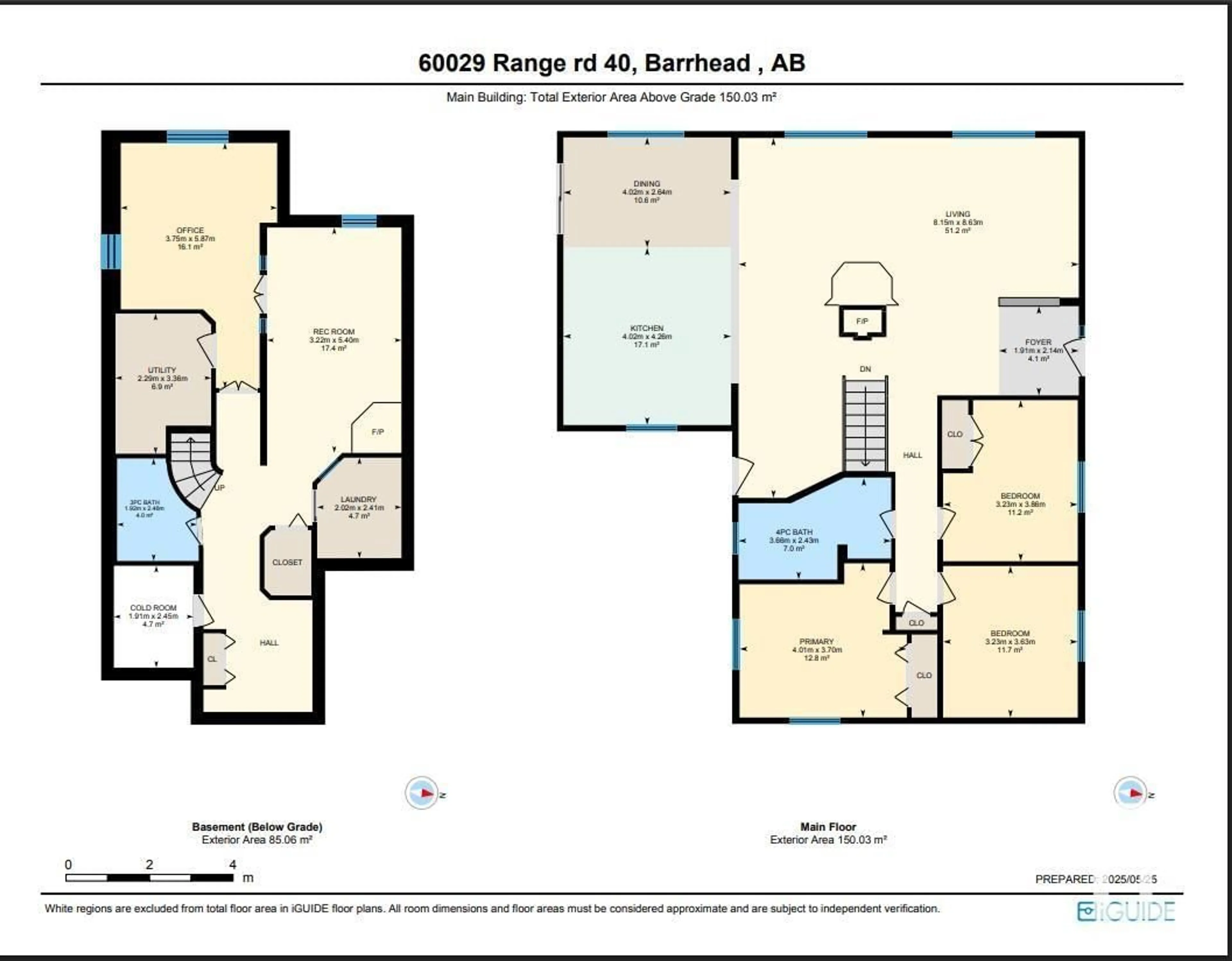 Floor plan for 60029 RR 40, Rural Barrhead County Alberta T0G0E0