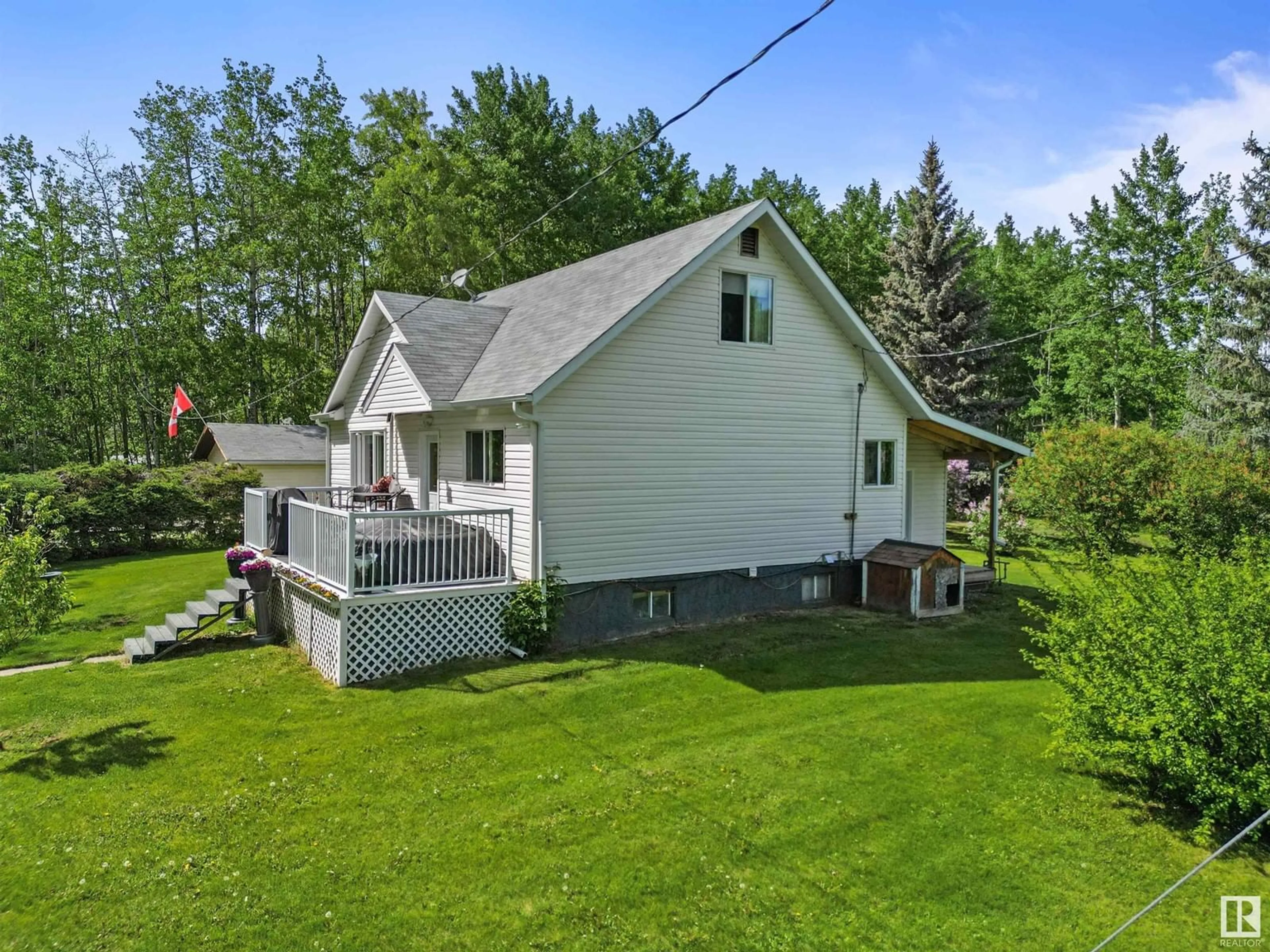 A pic from outside/outdoor area/front of a property/back of a property/a pic from drone, unknown for 8006 TWP ROAD 504, Rural Brazeau County Alberta T7A2A2