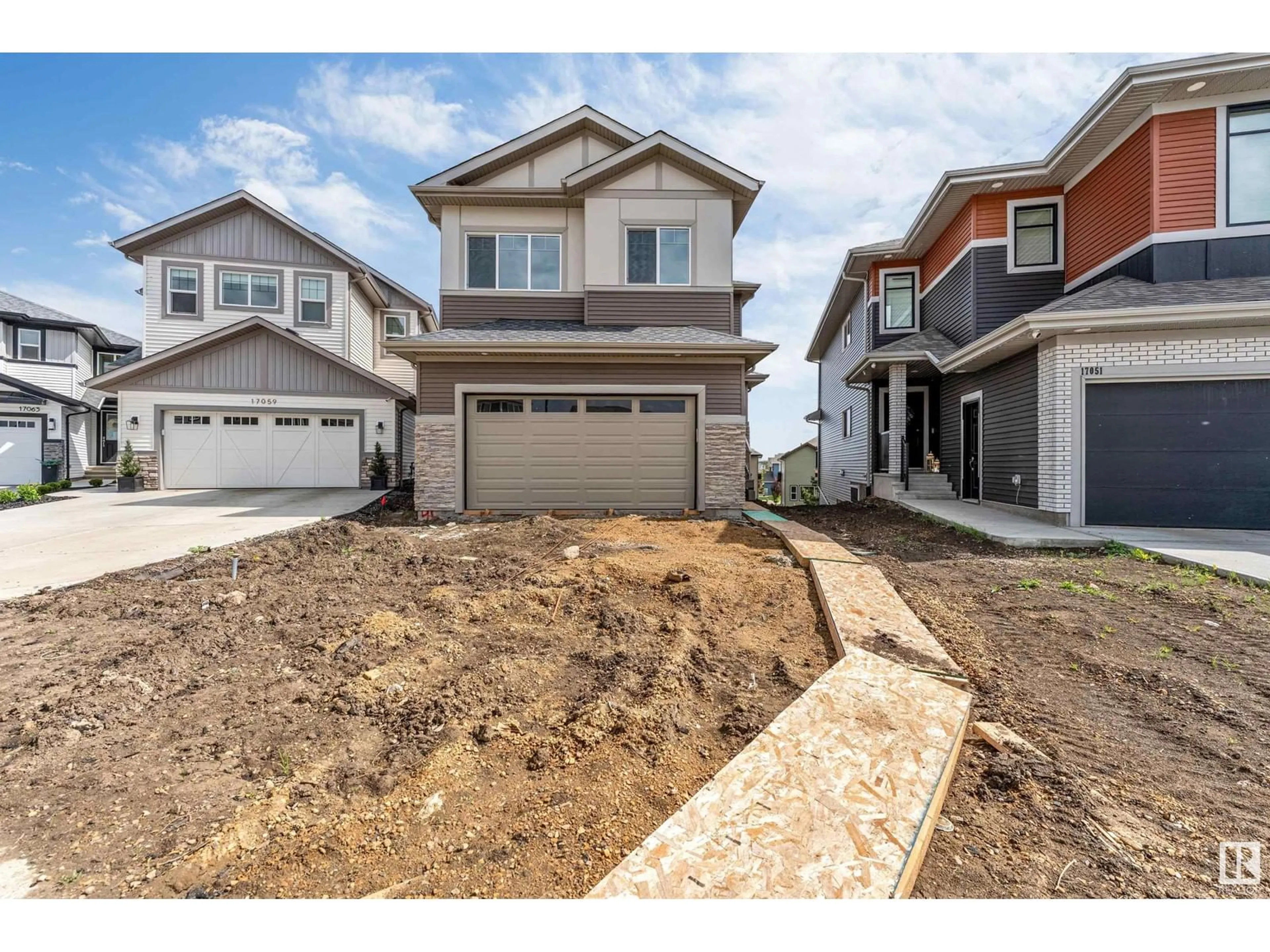 Home with brick exterior material, street for NW - 17055 45 ST, Edmonton Alberta T5Y4C9