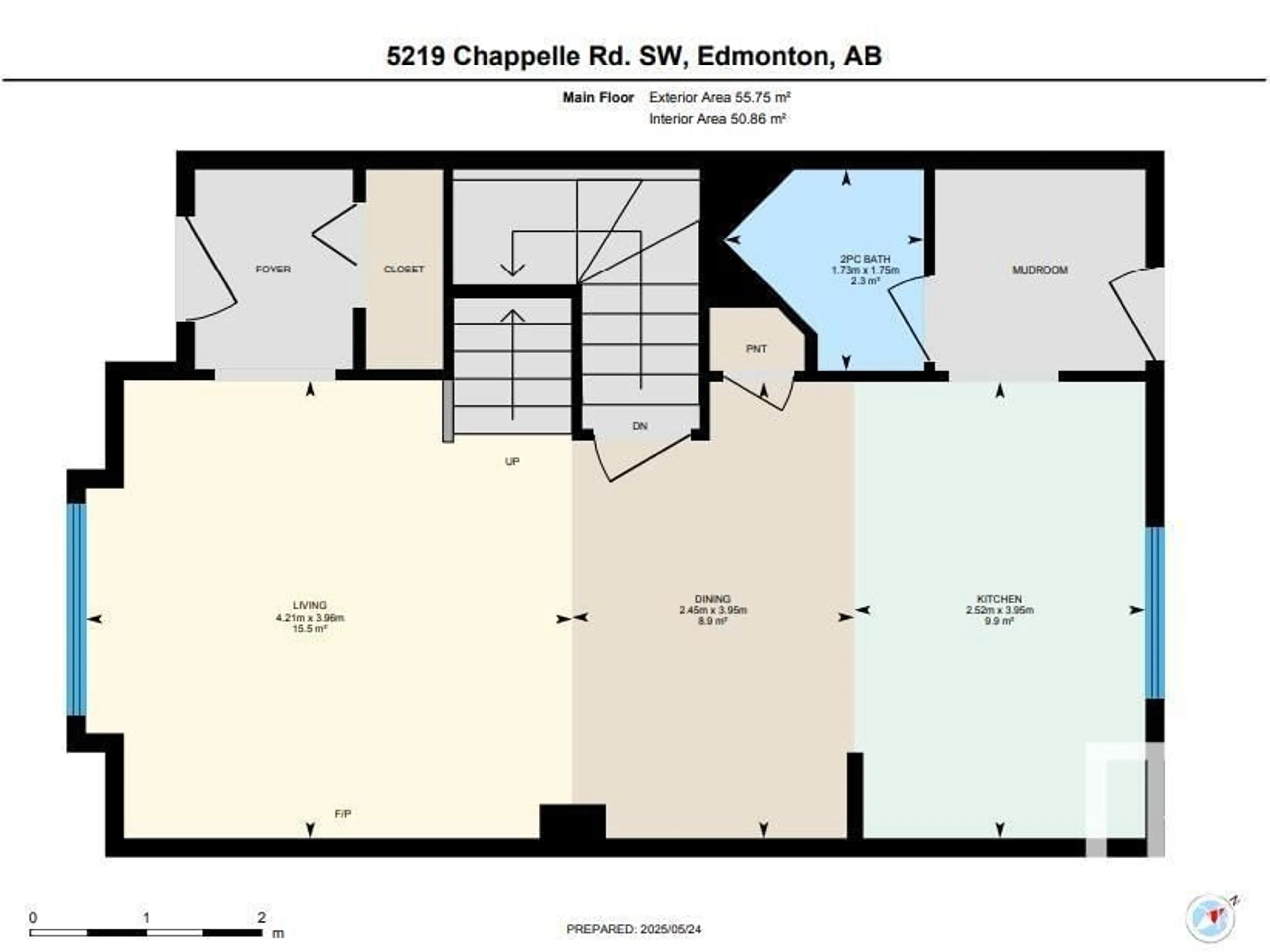 Floor plan for 5219 CHAPPELLE RD, Edmonton Alberta T6W2B1