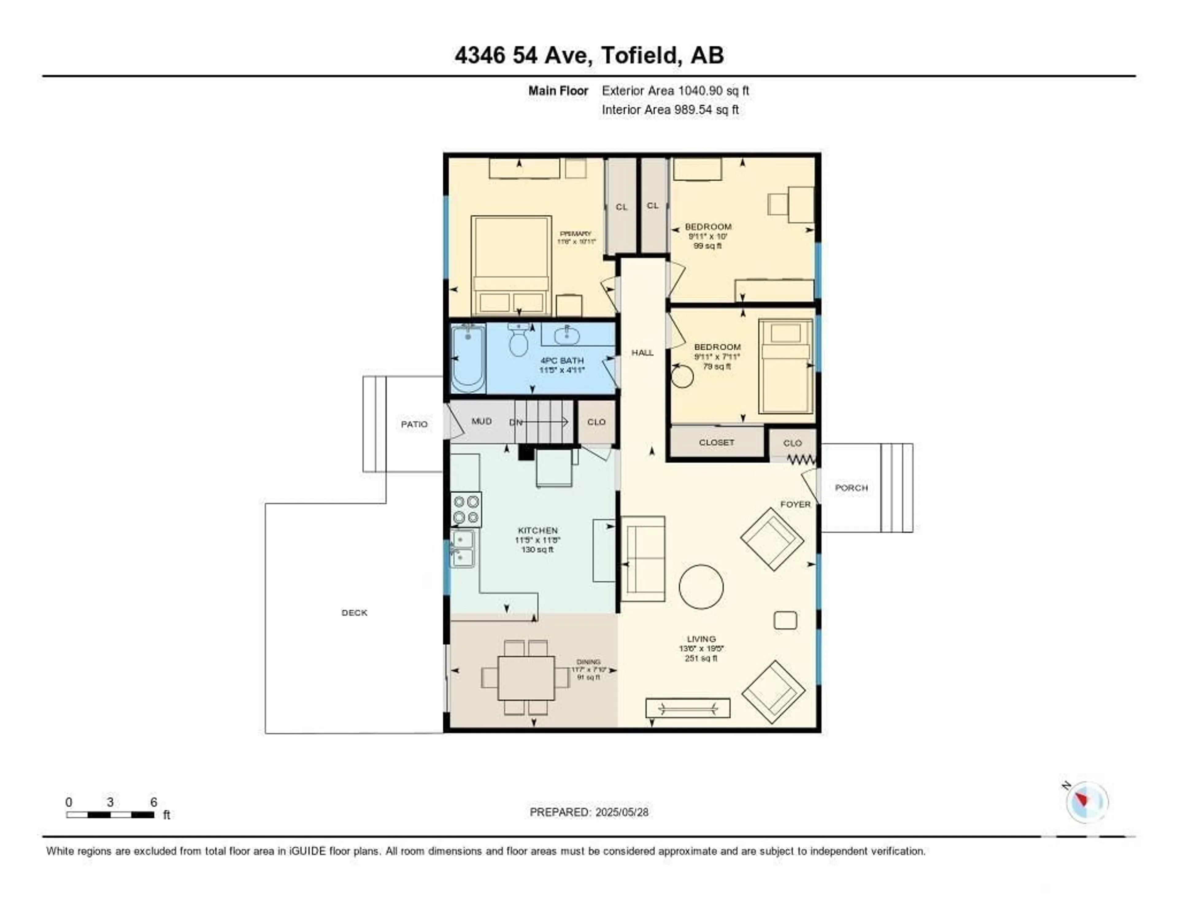Floor plan for 4346 54 AV, Tofield Alberta T0B4J0