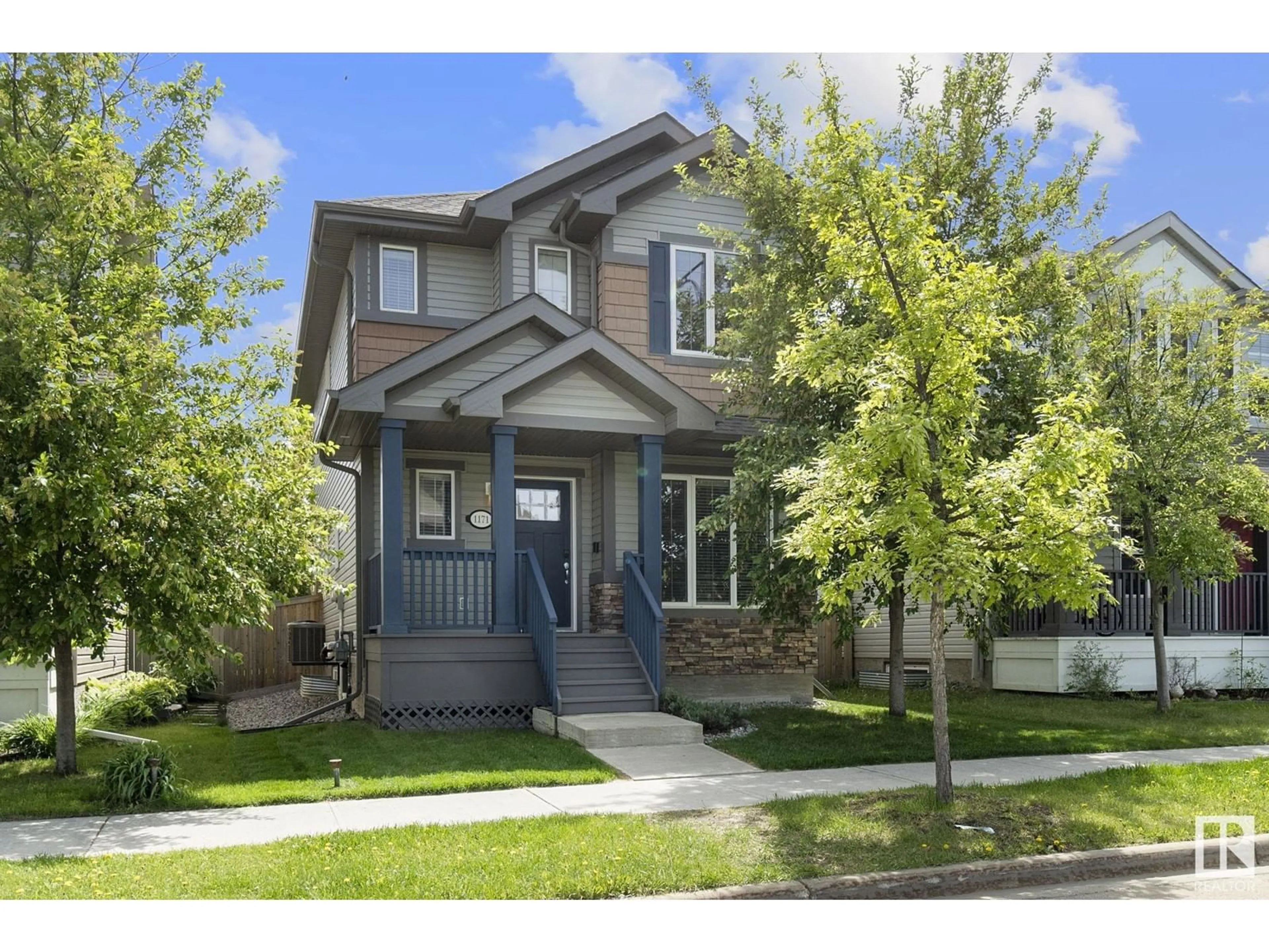 Home with vinyl exterior material, street for 1171 CHAPPELLE BV, Edmonton Alberta T6W2E9