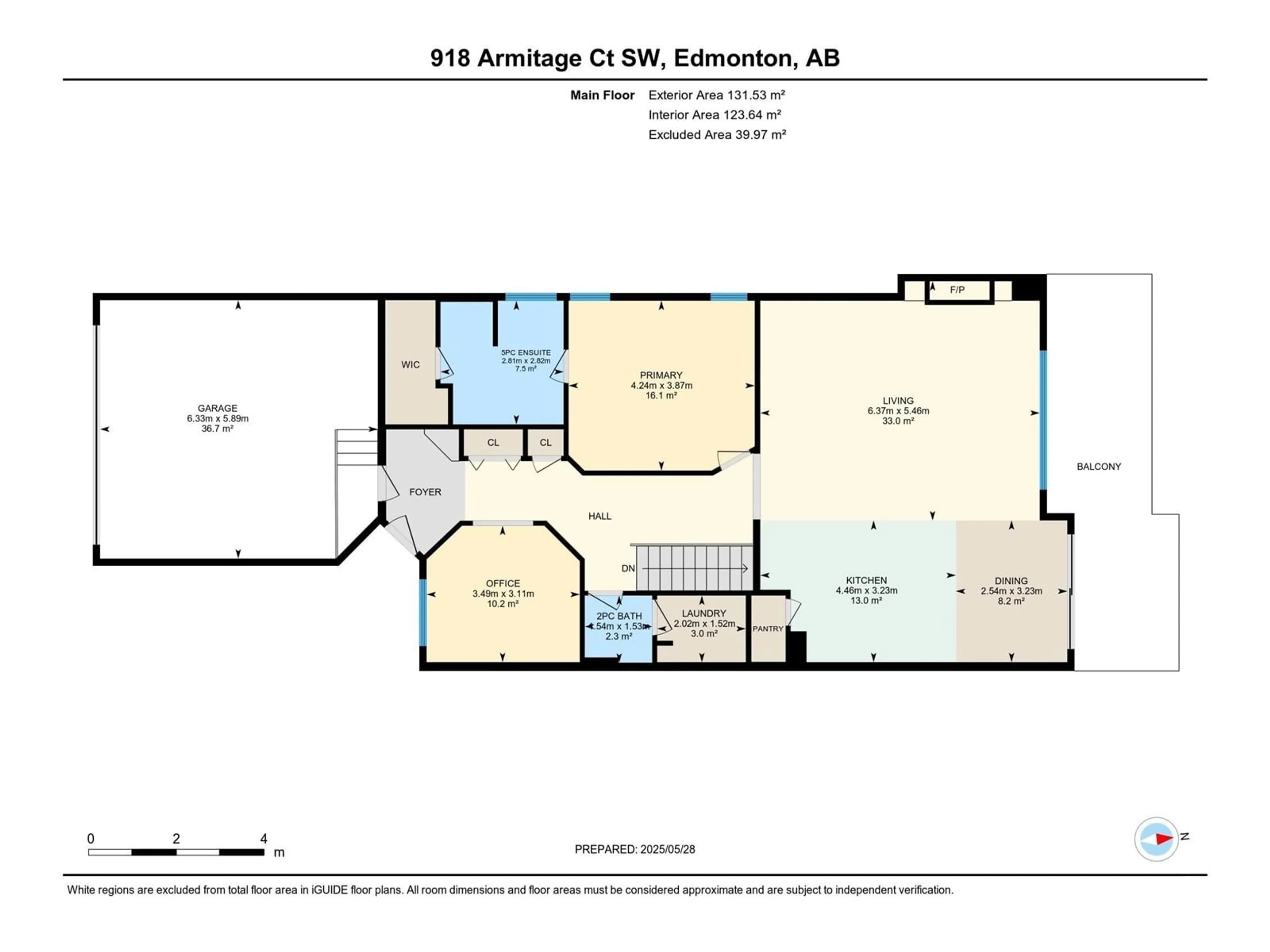 Floor plan for SW - 918 ARMITAGE CO, Edmonton Alberta T6W0K6