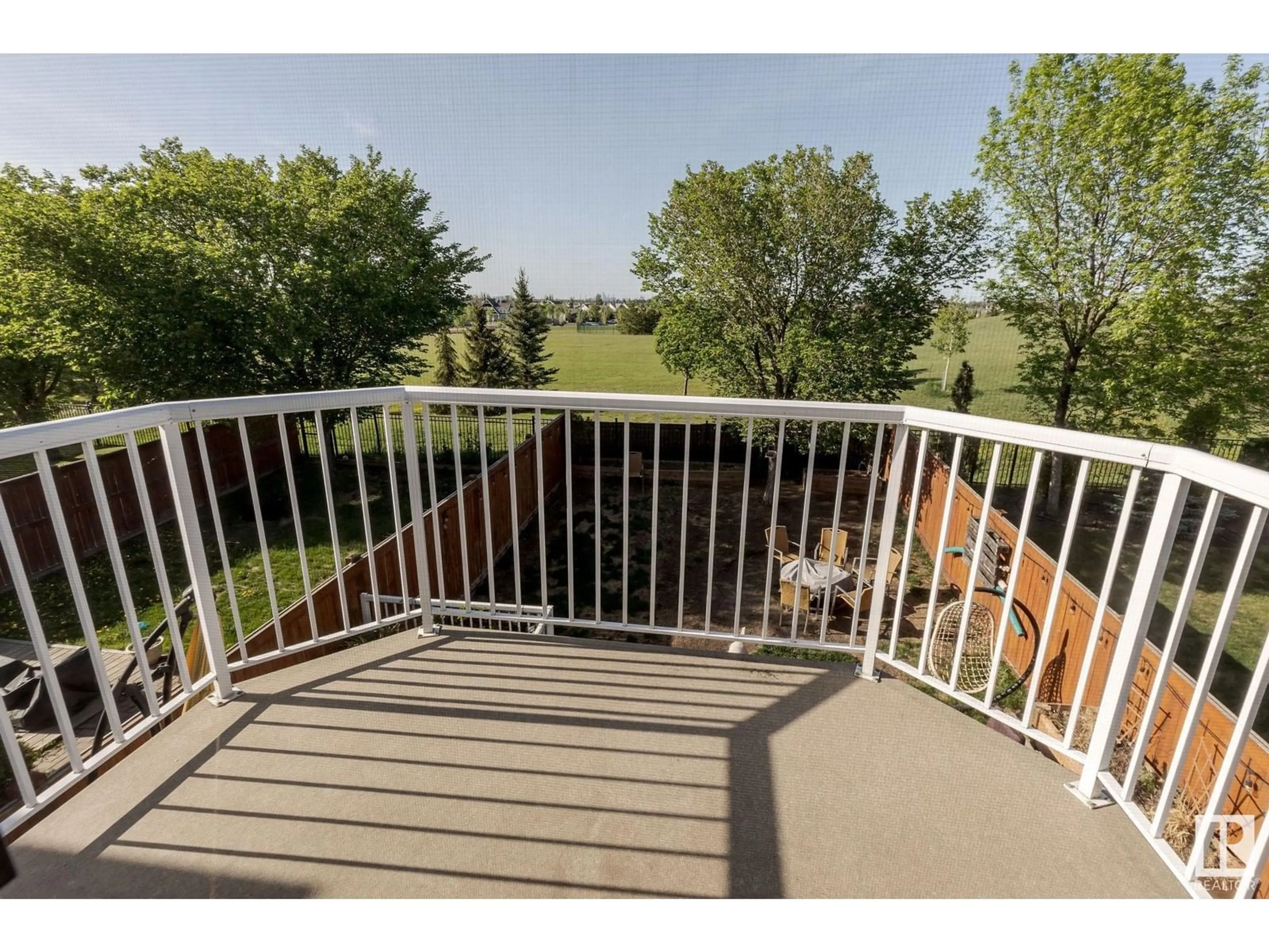 Patio, water/lake/river/ocean view for 6950 19A AV, Edmonton Alberta T6X0L7