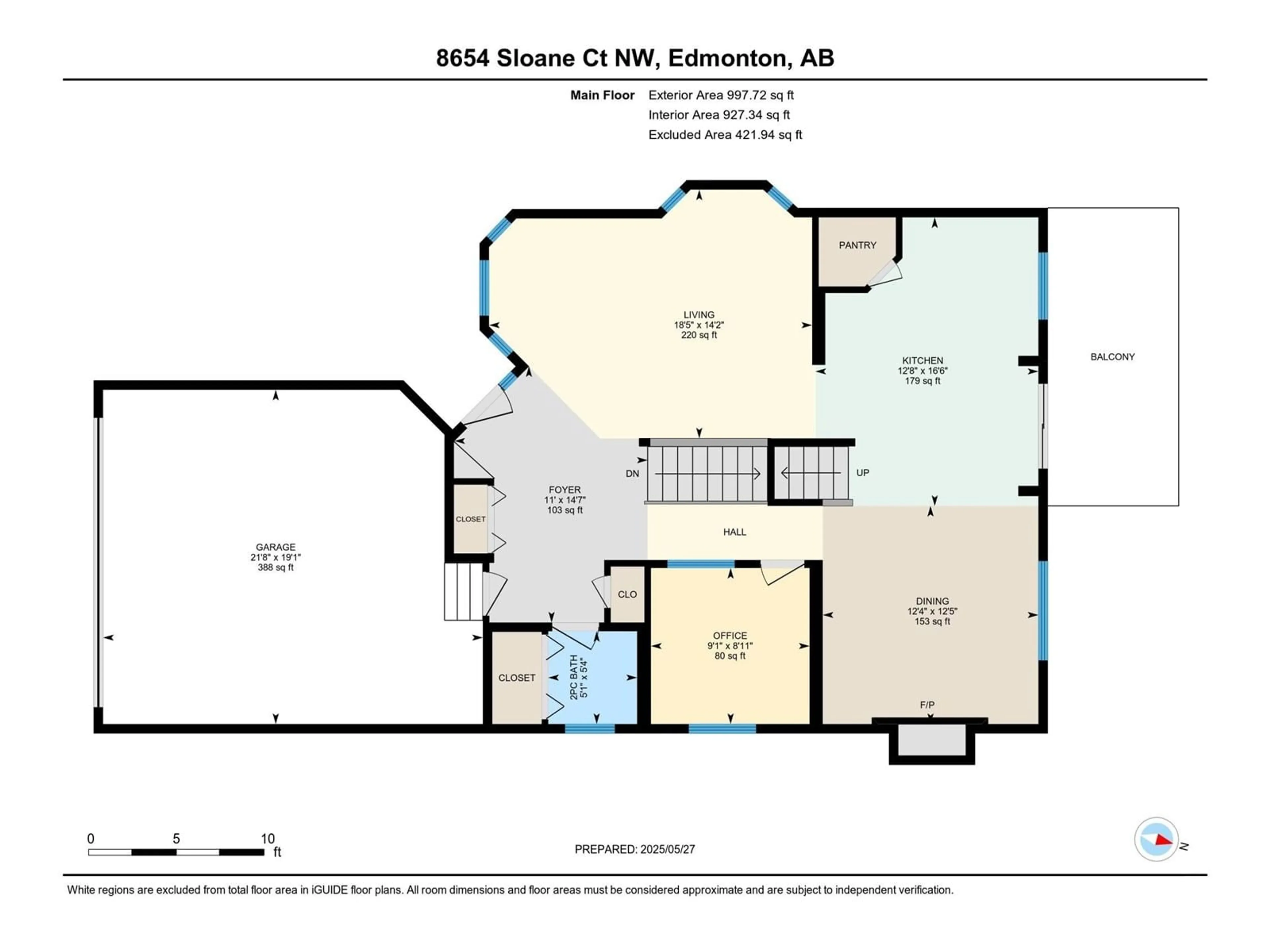 Floor plan for 8654 SLOANE CO, Edmonton Alberta T6R0K9