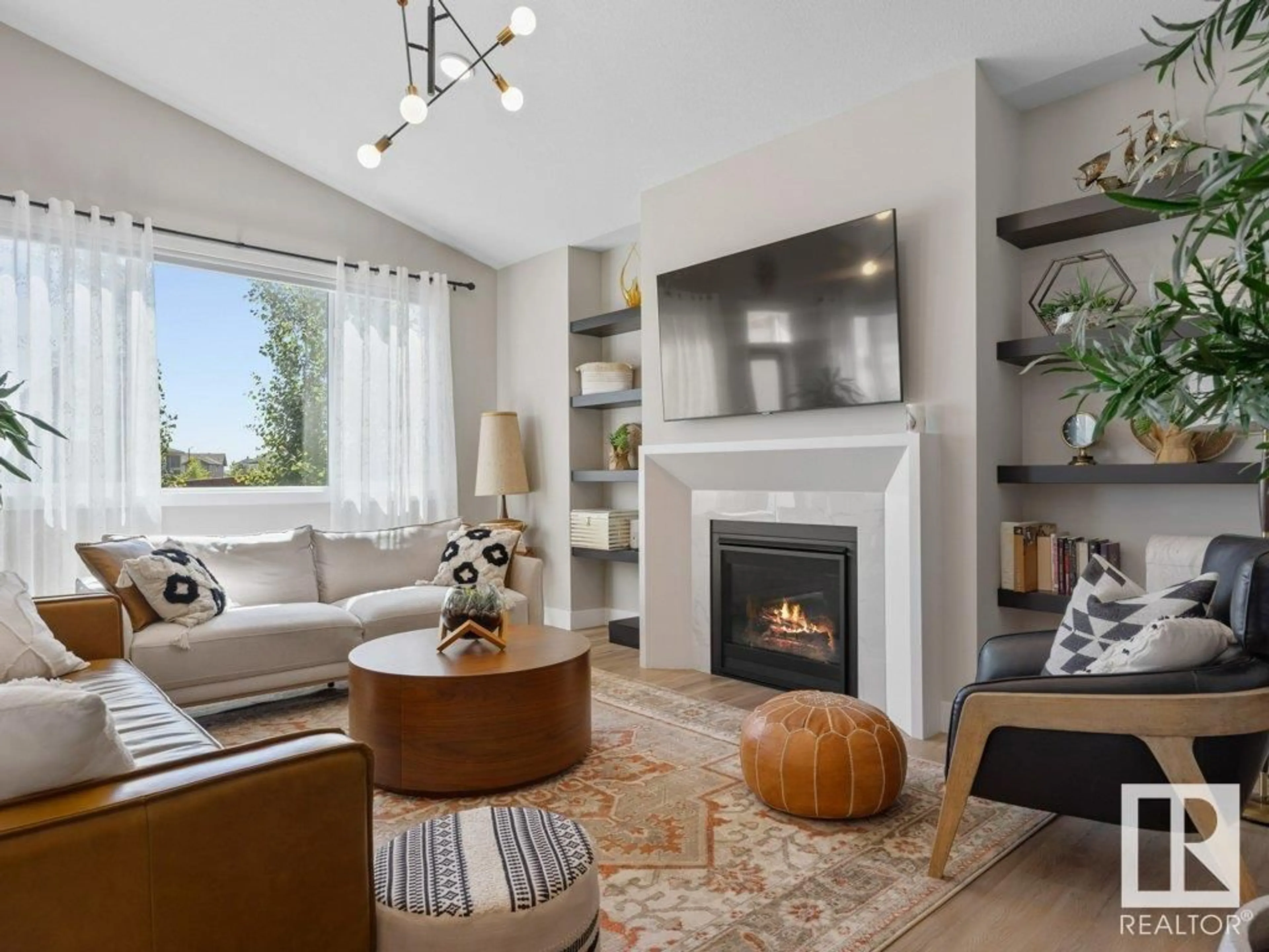Living room with furniture, unknown for NW - 9715 223 ST, Edmonton Alberta T5T7B7