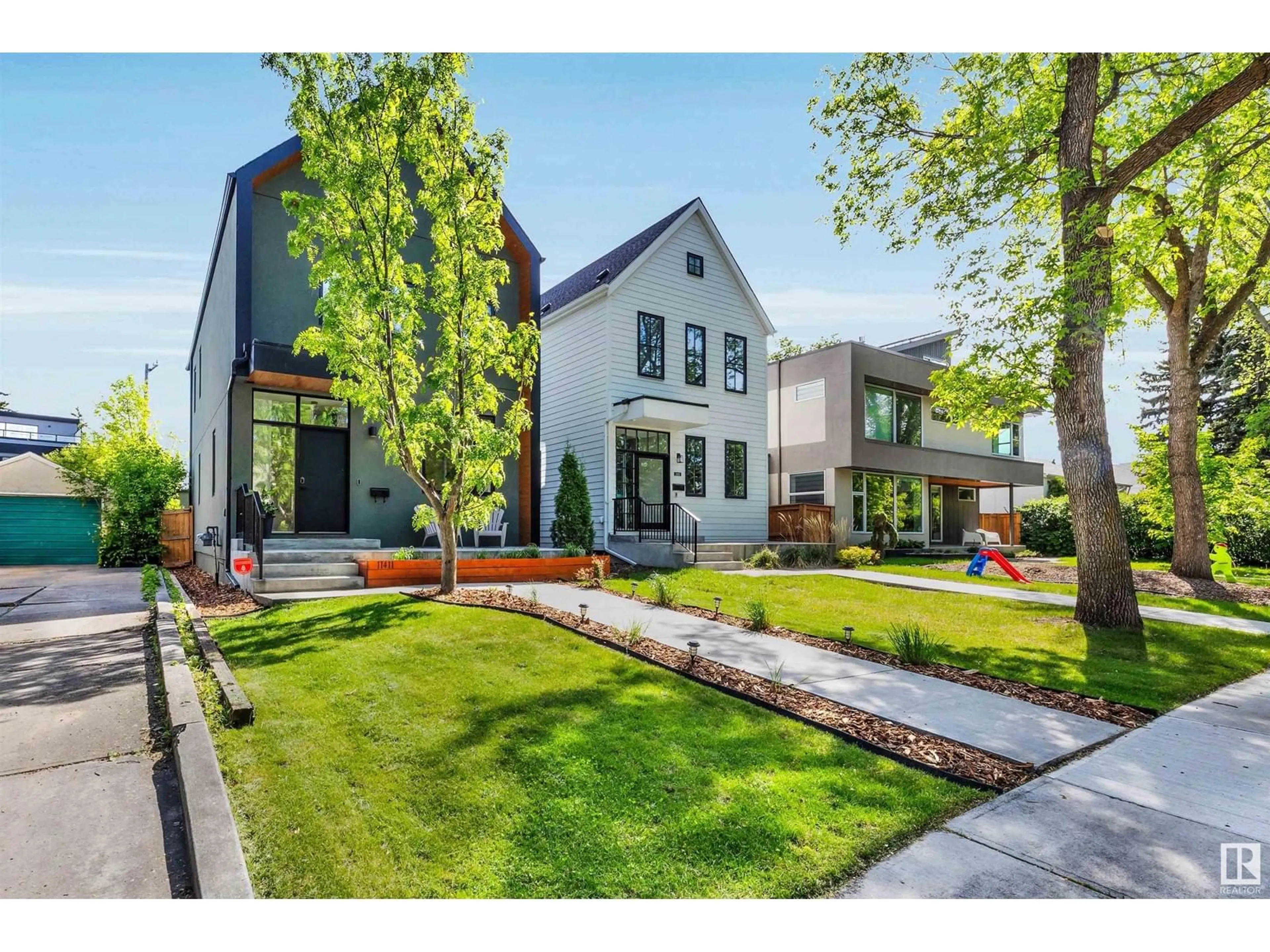 Home with brick exterior material, street for 11411 72 AV, Edmonton Alberta T6G0B7