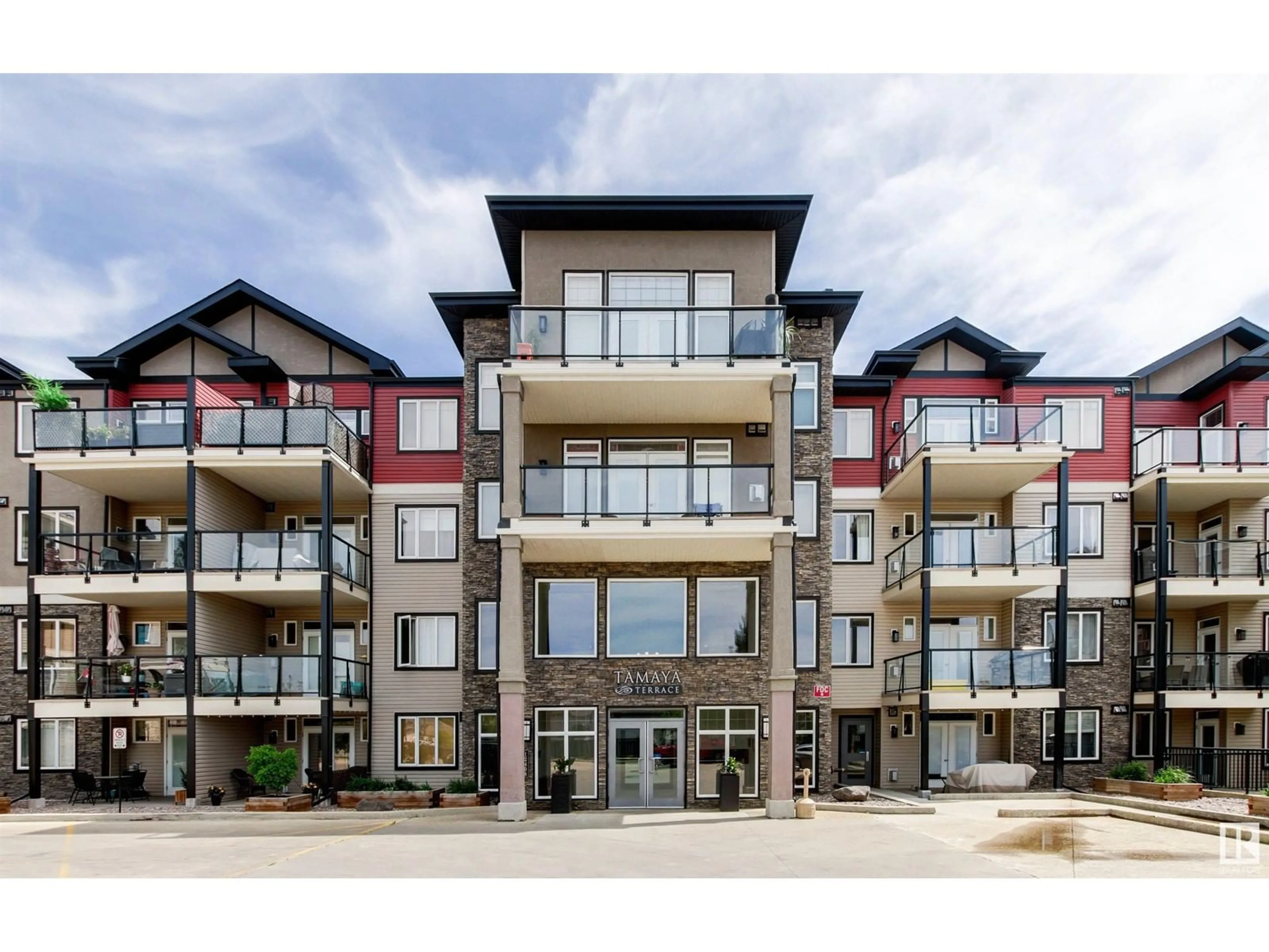 A pic from outside/outdoor area/front of a property/back of a property/a pic from drone, building for #108 - 12408 15 AV, Edmonton Alberta T6W1X2
