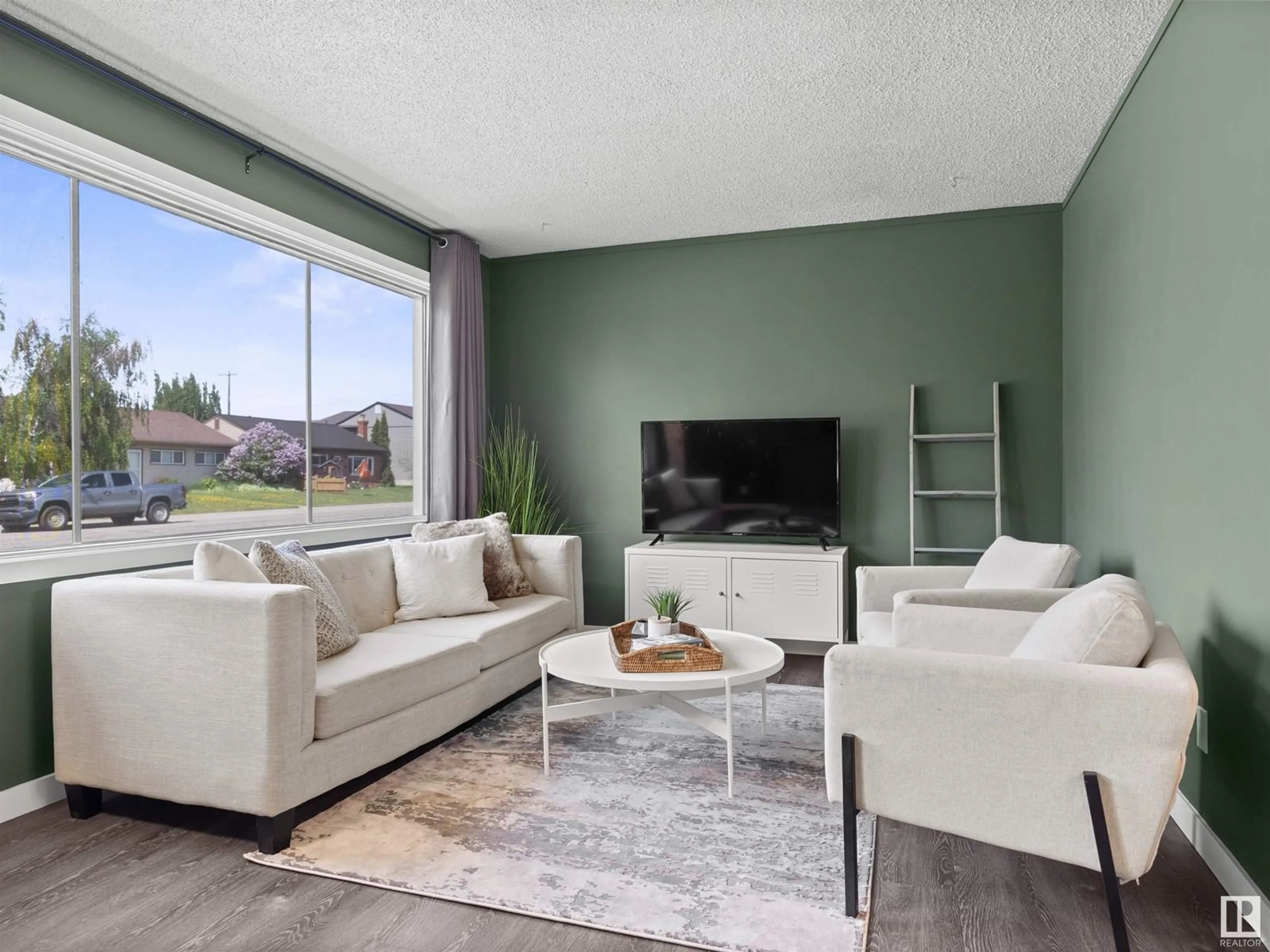 Living room with furniture, unknown for NW - 12711 135 ST, Edmonton Alberta T5L1Y3