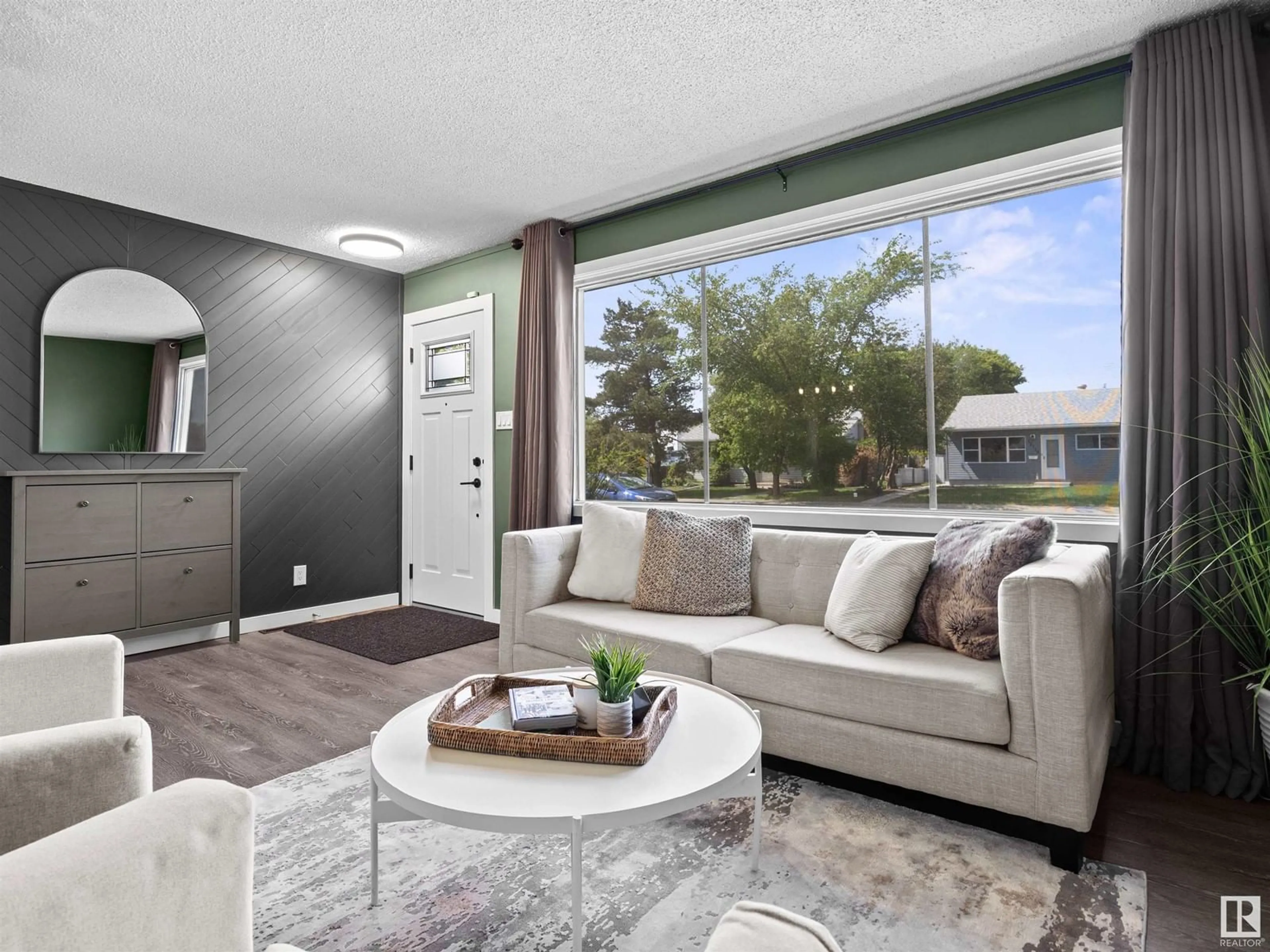 Living room with furniture, unknown for NW - 12711 135 ST, Edmonton Alberta T5L1Y3