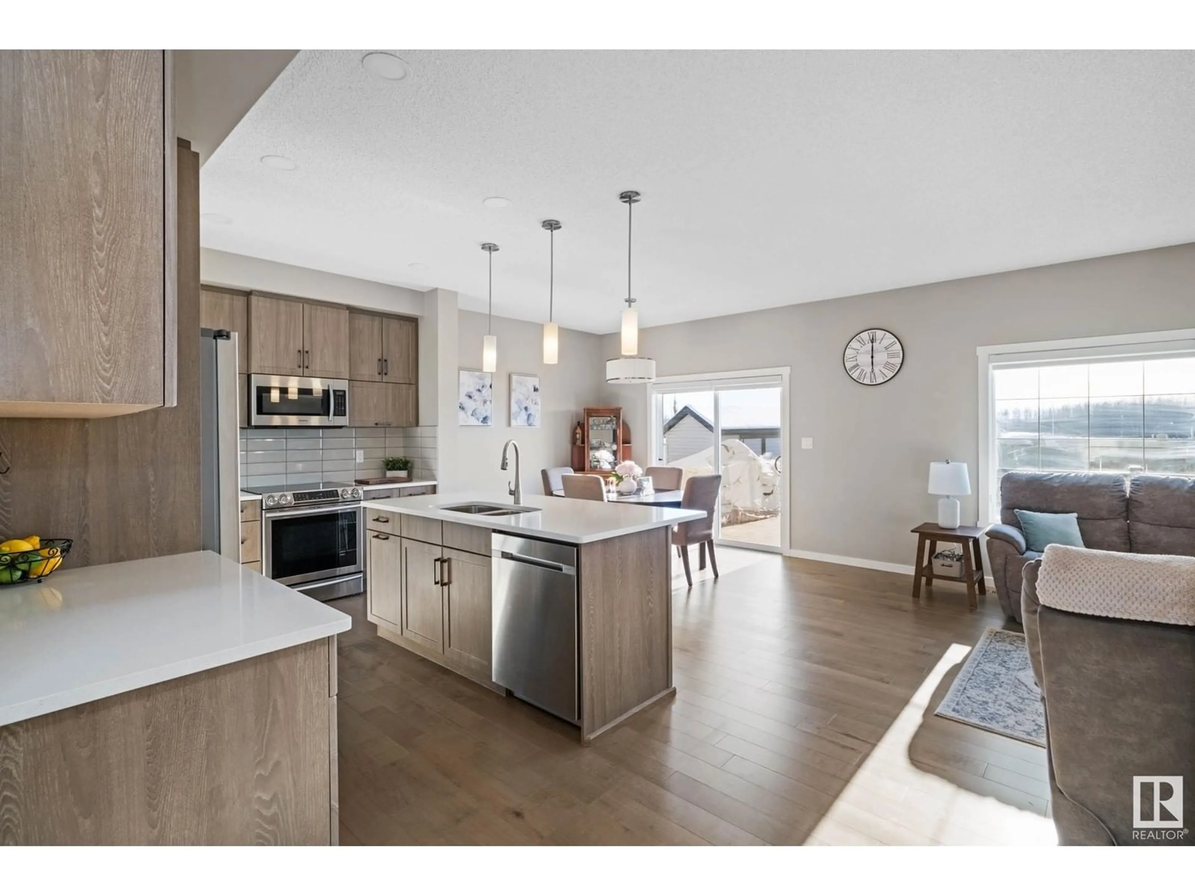 Open concept kitchen, unknown for 3904 5 ST, Edmonton Alberta T6T2G4