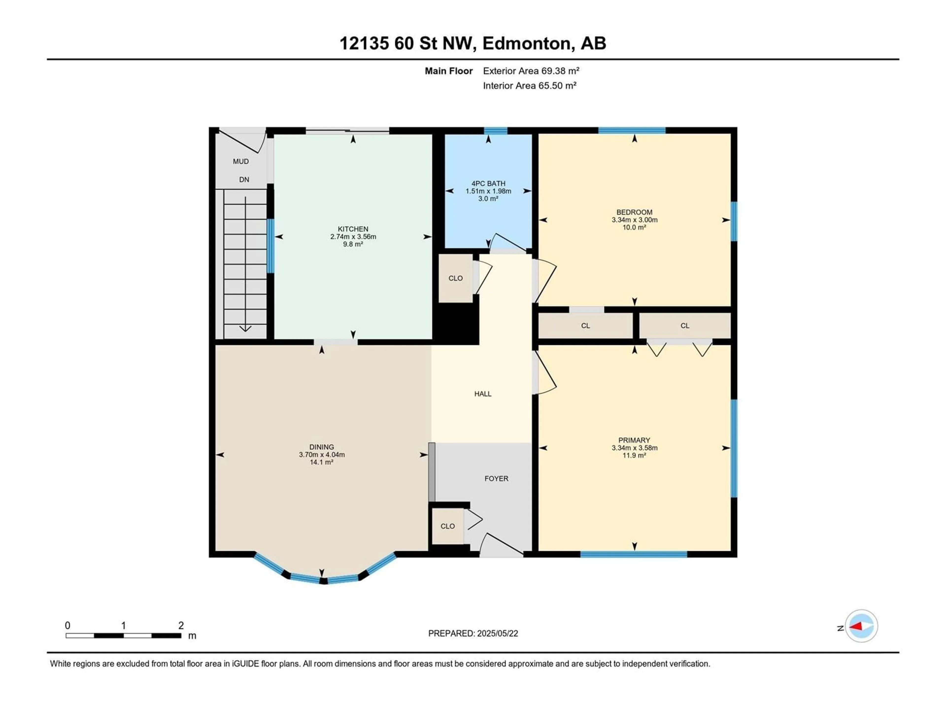 Floor plan for 12135 60 ST, Edmonton Alberta T5W3Z7