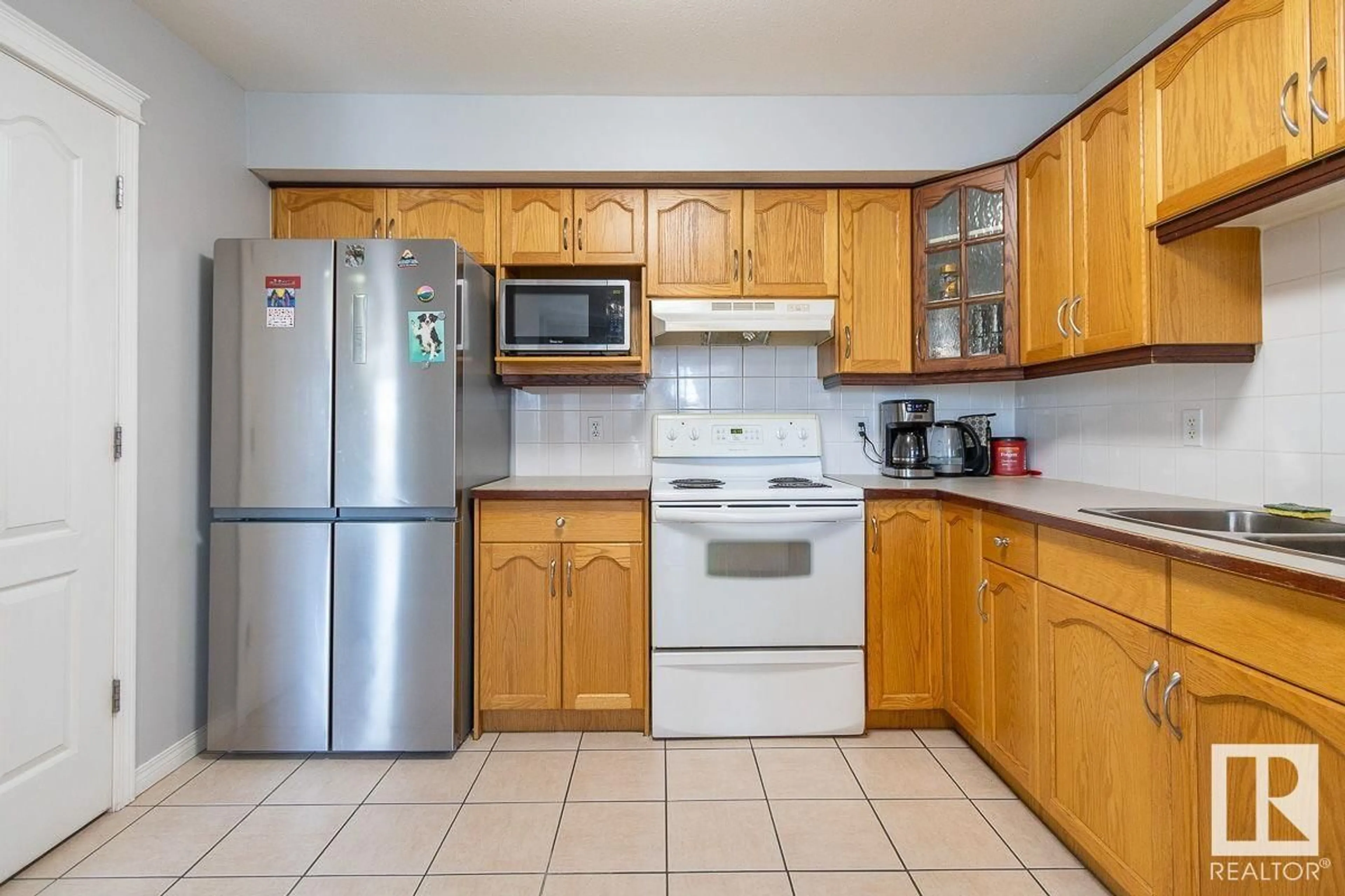 Standard kitchen, ceramic/tile floor for #52 - 2505 42 ST, Edmonton Alberta T6L7G8
