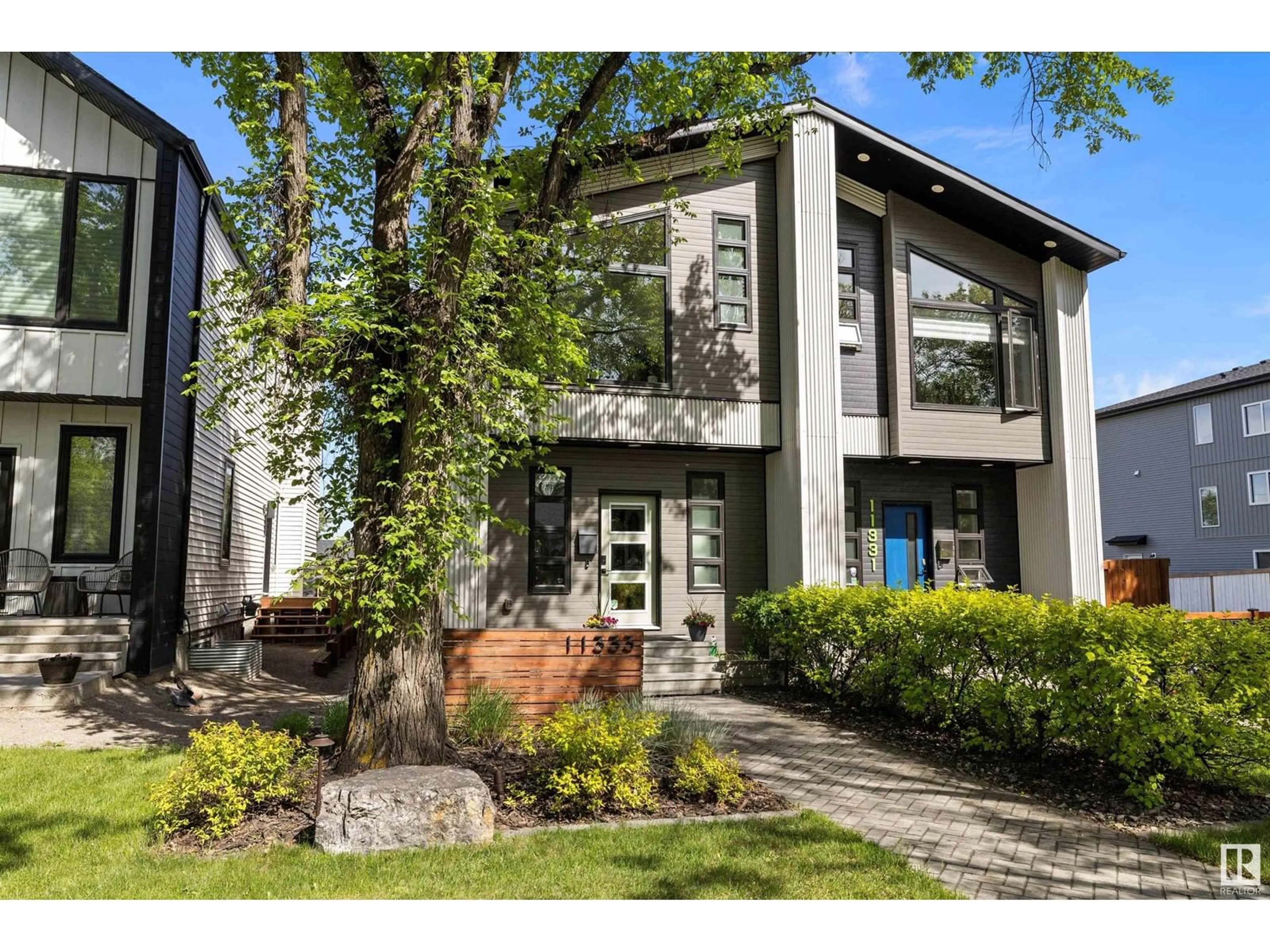 Home with brick exterior material, street for NW - 11333 122 ST, Edmonton Alberta T5M0B6