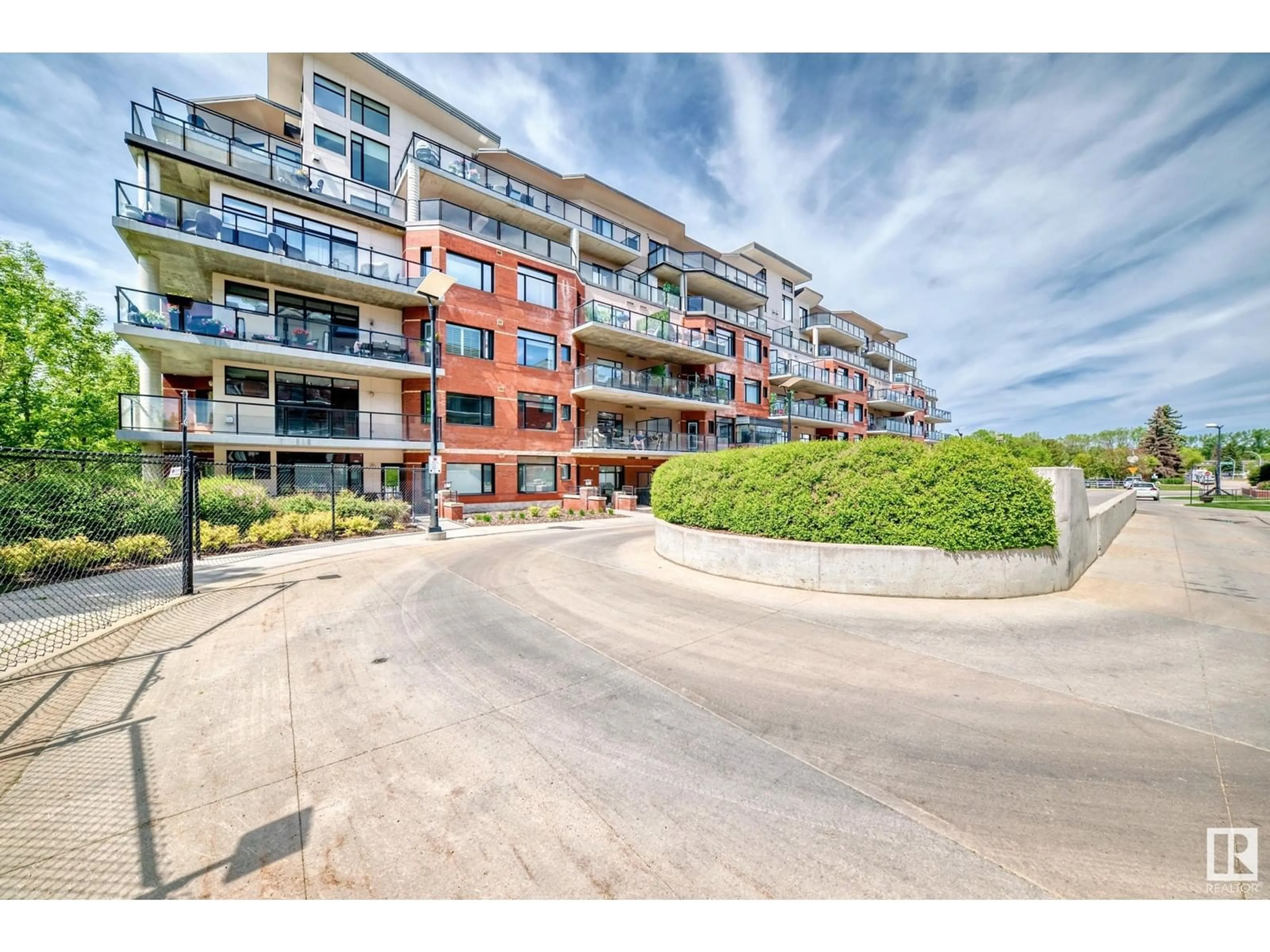 A pic from outside/outdoor area/front of a property/back of a property/a pic from drone, street for 201 - 141 FESTIVAL WY, Sherwood Park Alberta T8A3V8