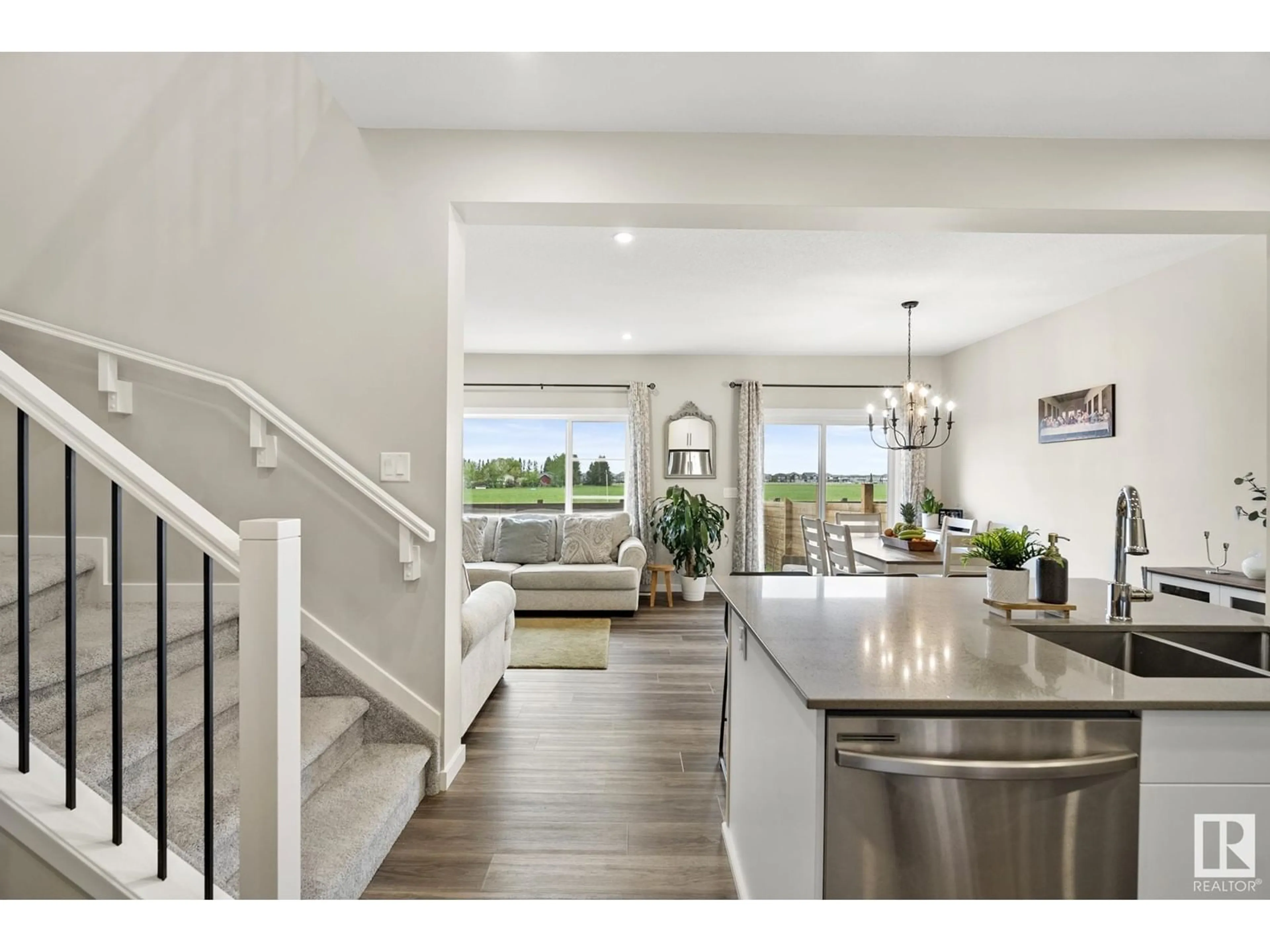 Open concept kitchen, unknown for SW - 3269 KULAY WY, Edmonton Alberta T6W5B5