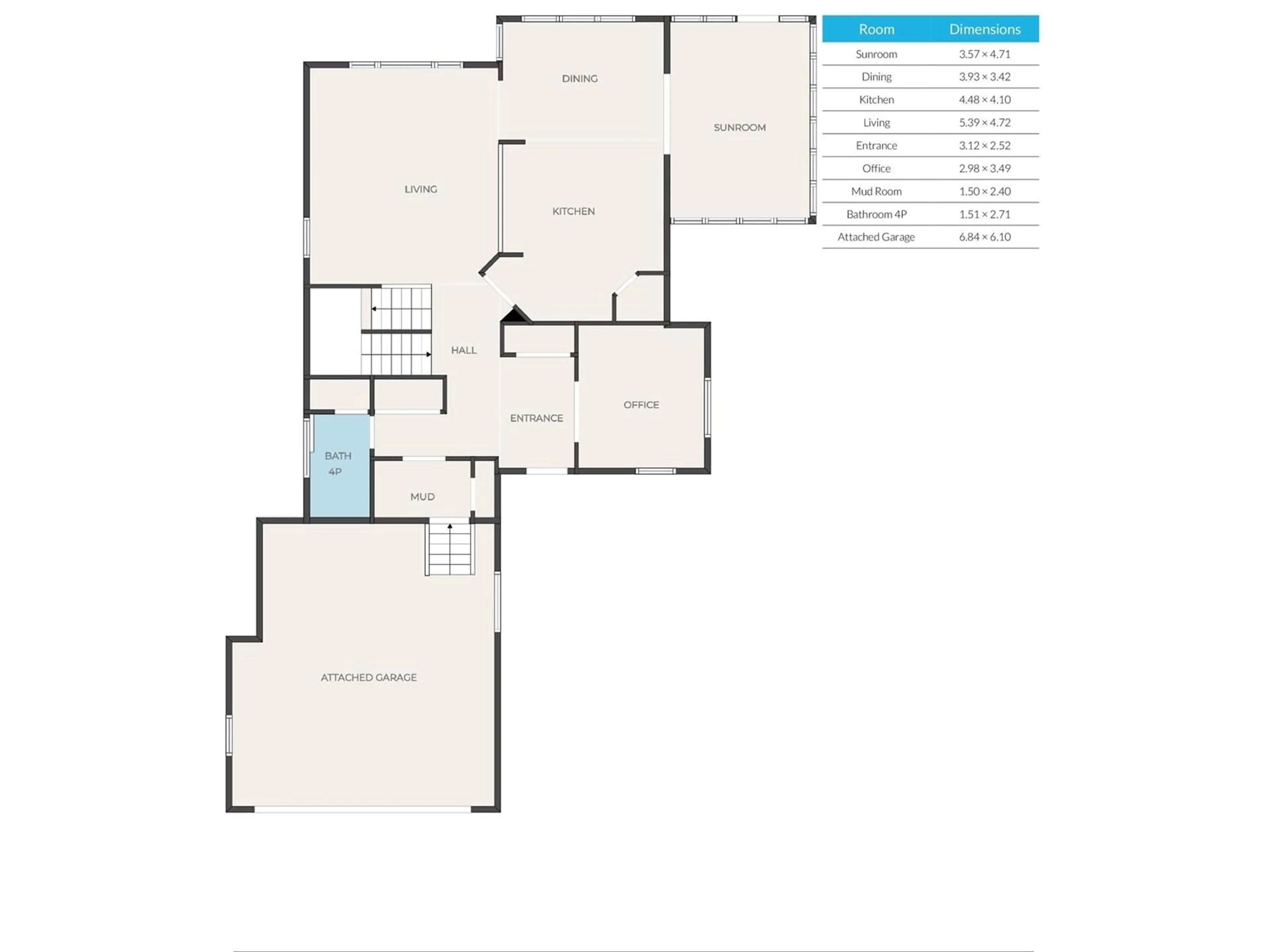 Floor plan for SW - 1622 BLACKMORE CO, Edmonton Alberta T6W1J2