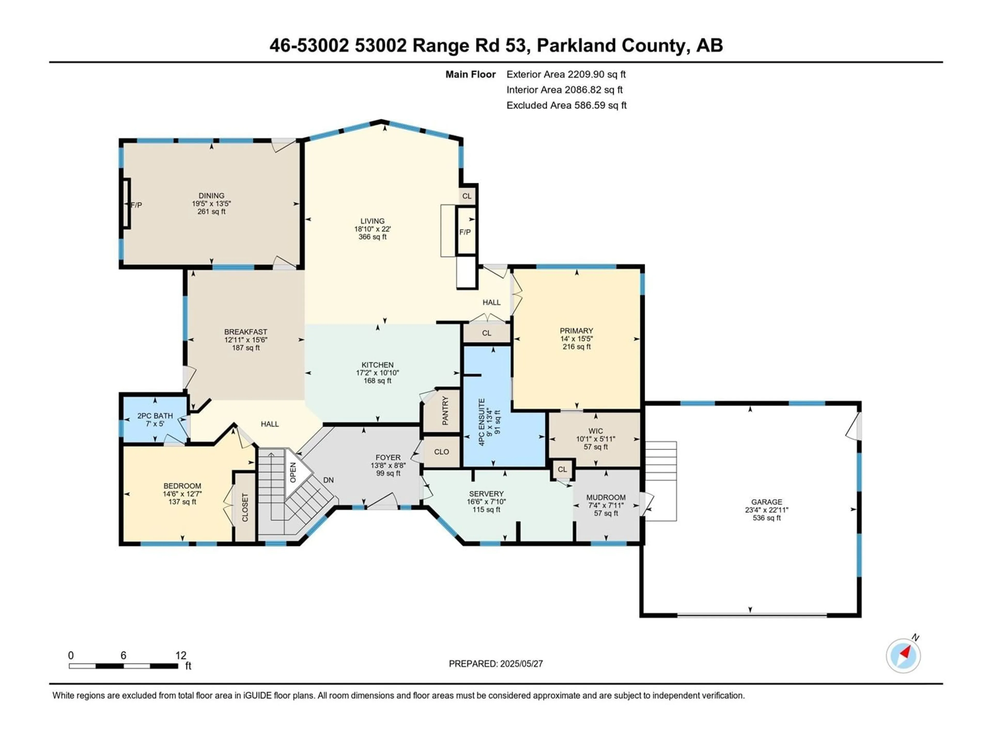 Floor plan for 46 RGE ROAD 53, Rural Parkland County Alberta T0E2B0