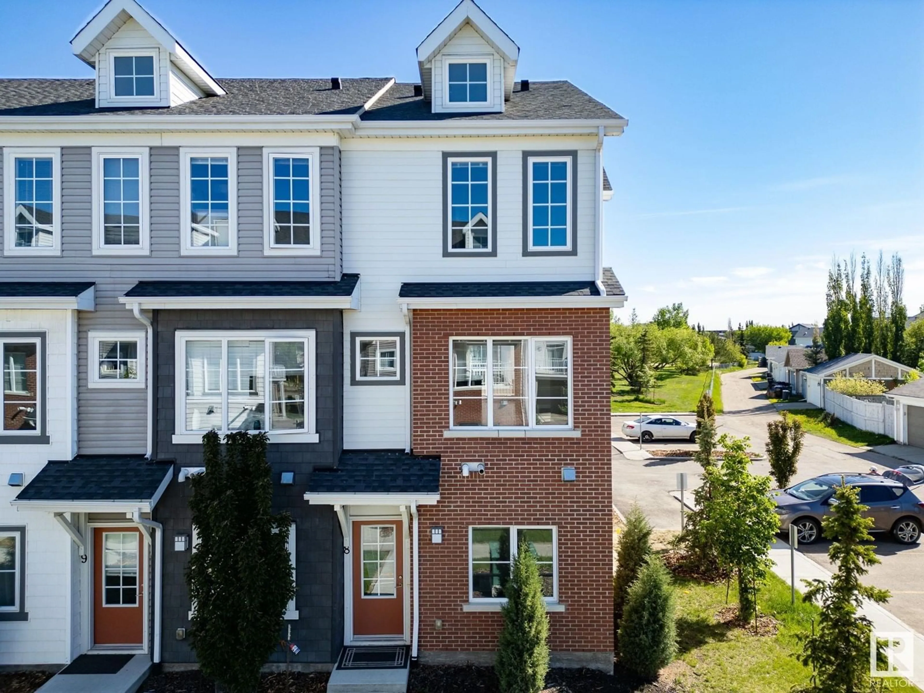 A pic from outside/outdoor area/front of a property/back of a property/a pic from drone, unknown for #8 - 1636 KERR RD, Edmonton Alberta T5E6W3