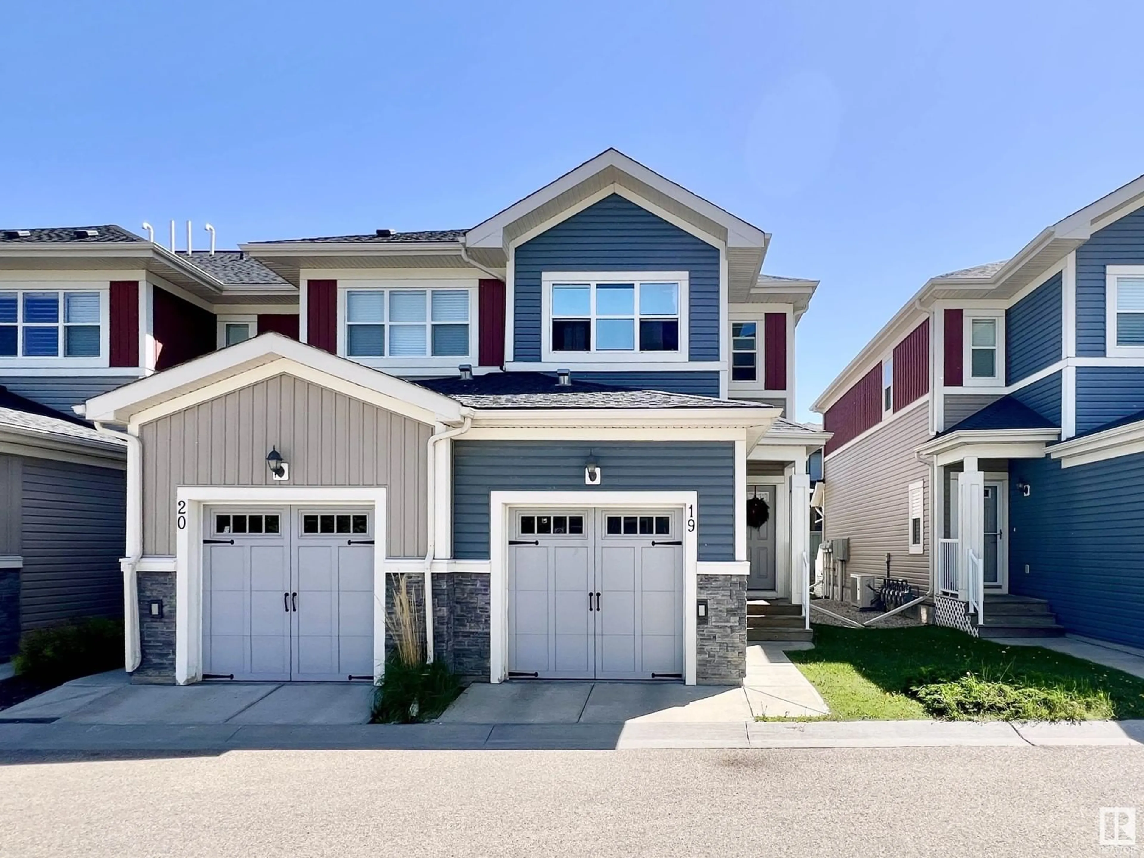 Home with vinyl exterior material, street for 19 3710 ALLAN DR SW, Edmonton Alberta T6W0S7