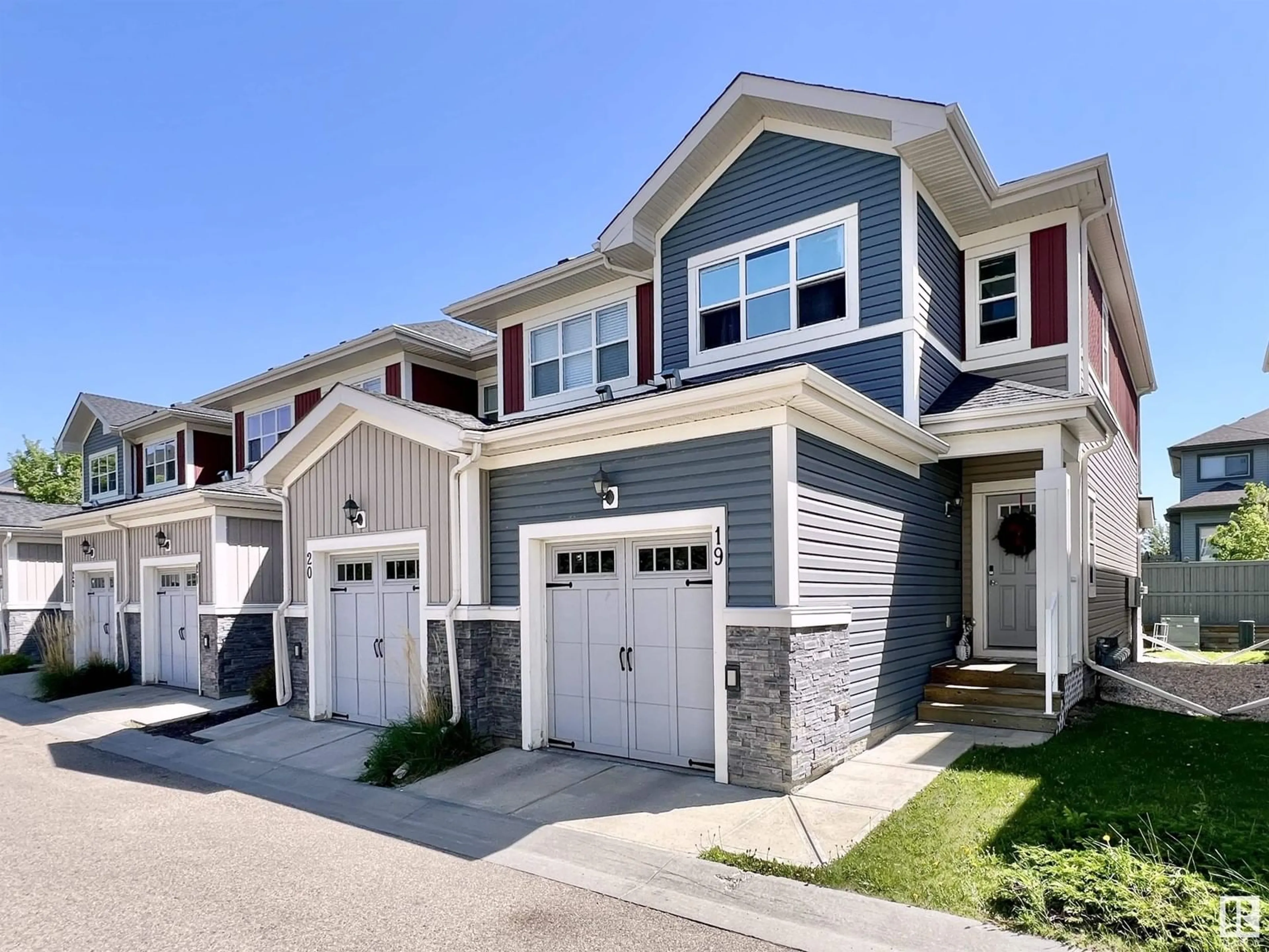 Home with vinyl exterior material, street for 19 3710 ALLAN DR SW, Edmonton Alberta T6W0S7