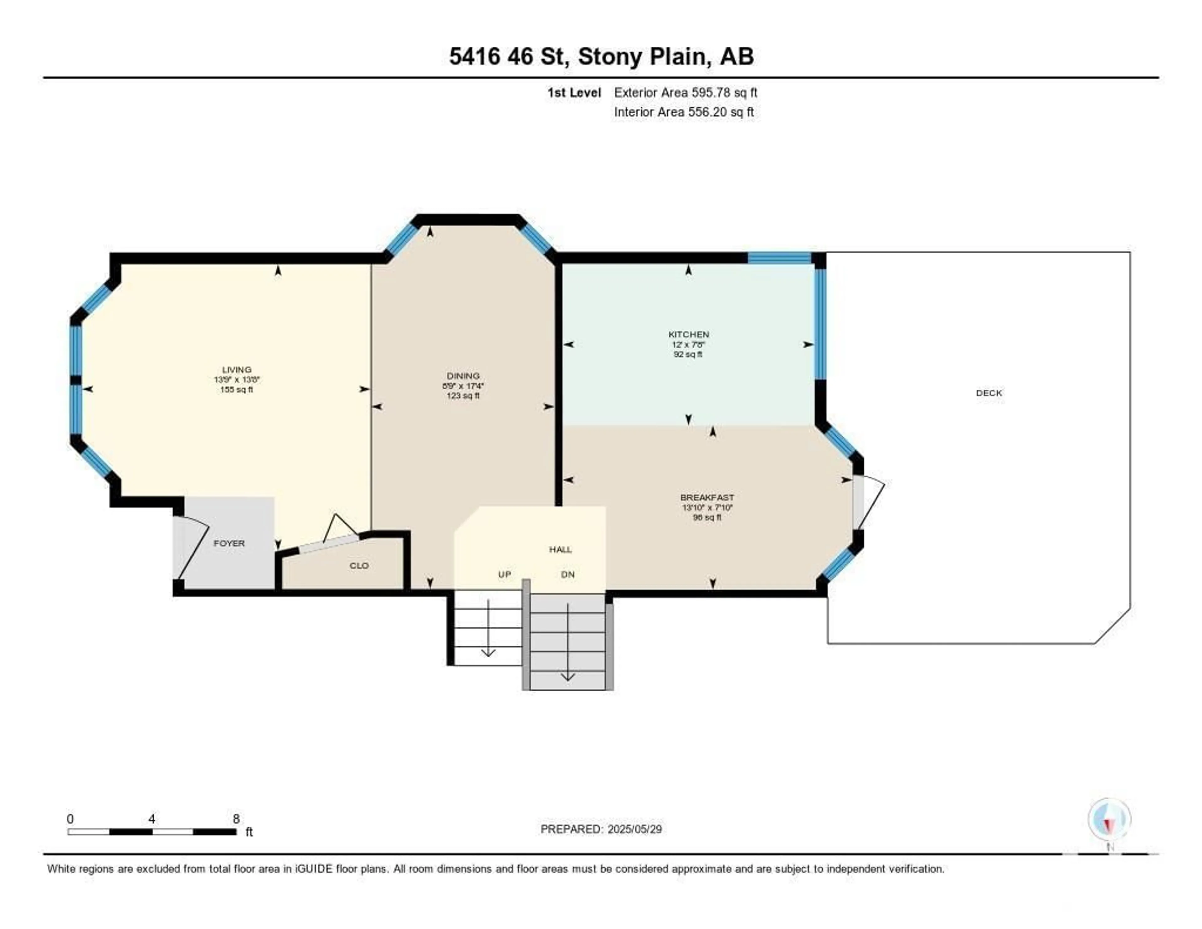 Floor plan for 5416 46 ST, Stony Plain Alberta T7Z1E5