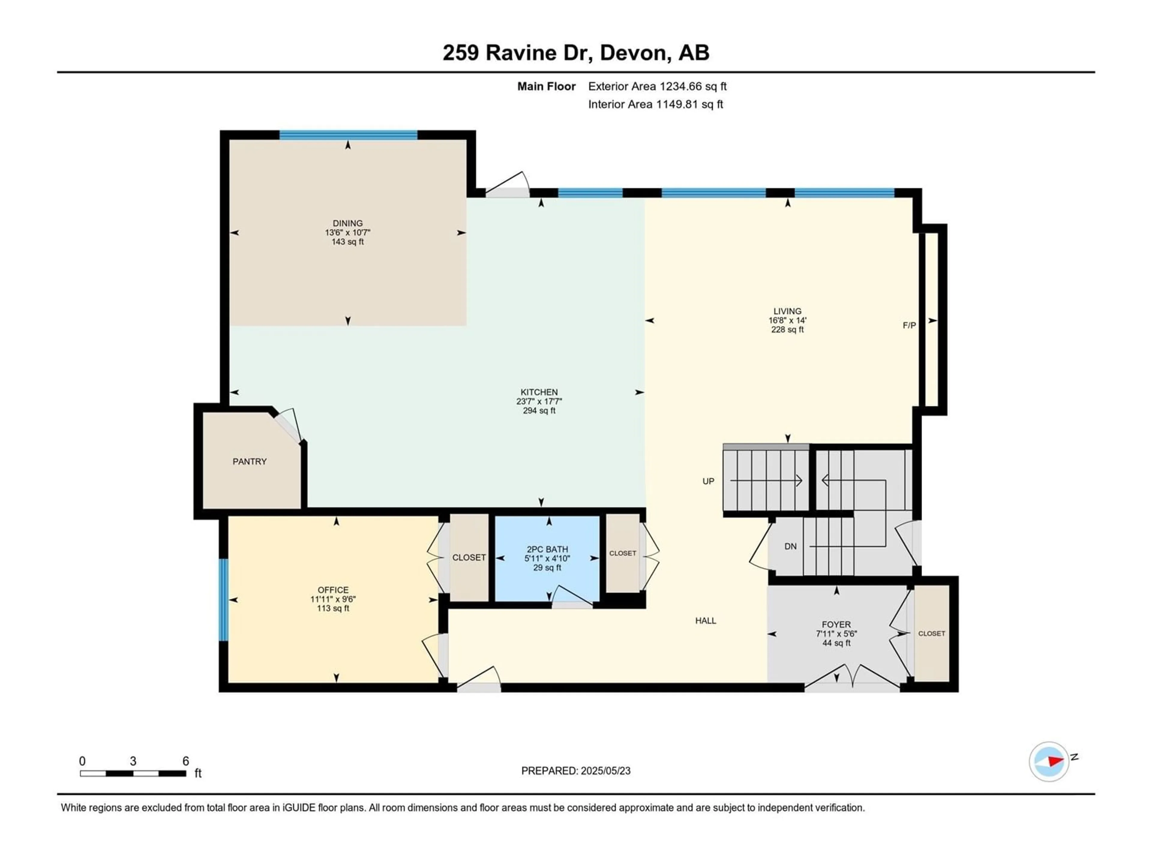 Floor plan for 259 RAVINE DR, Devon Alberta T9G0A3