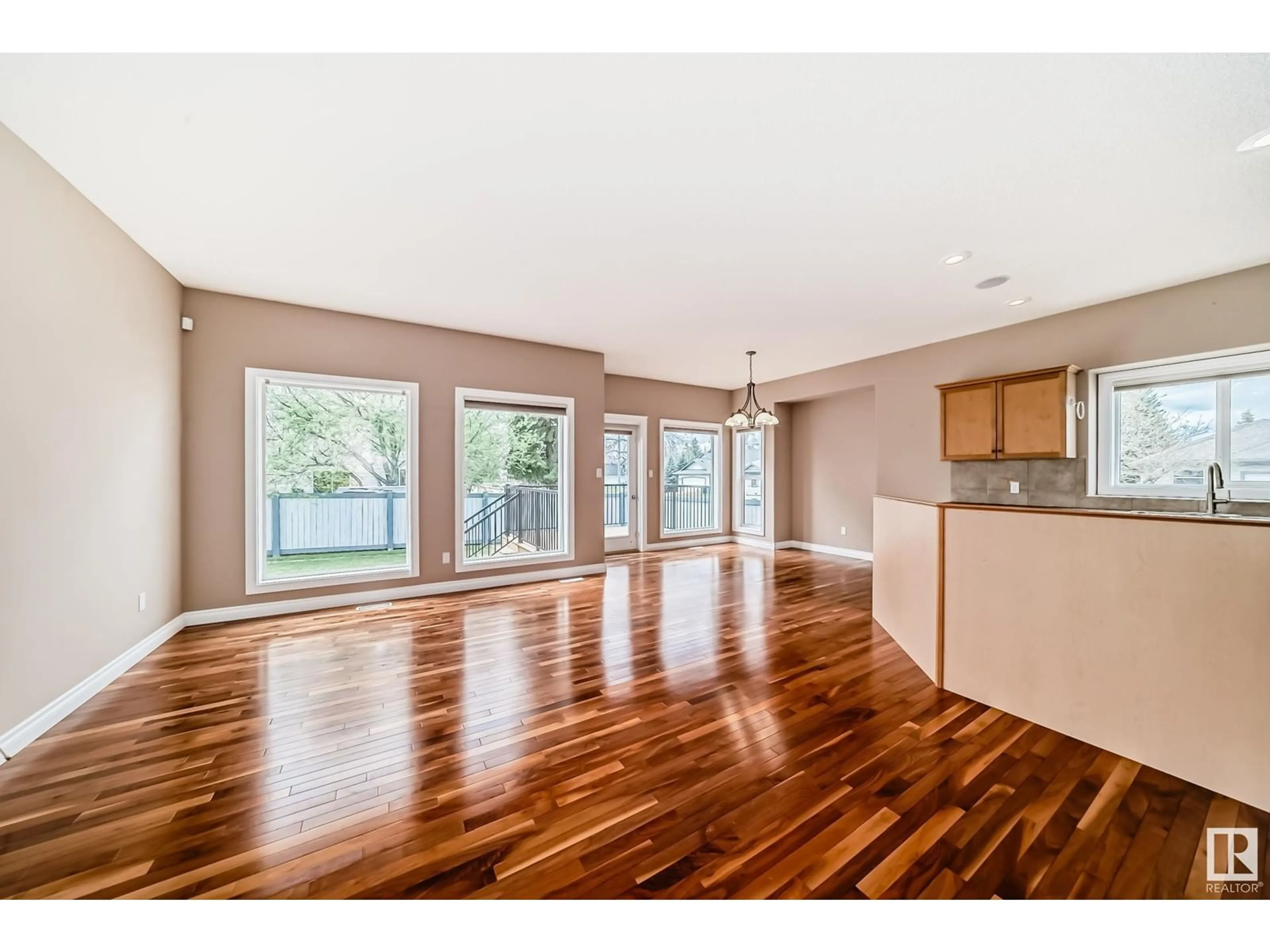 Open concept kitchen, wood/laminate floor for 1 LONGVIEW CR, Spruce Grove Alberta T7X4R6