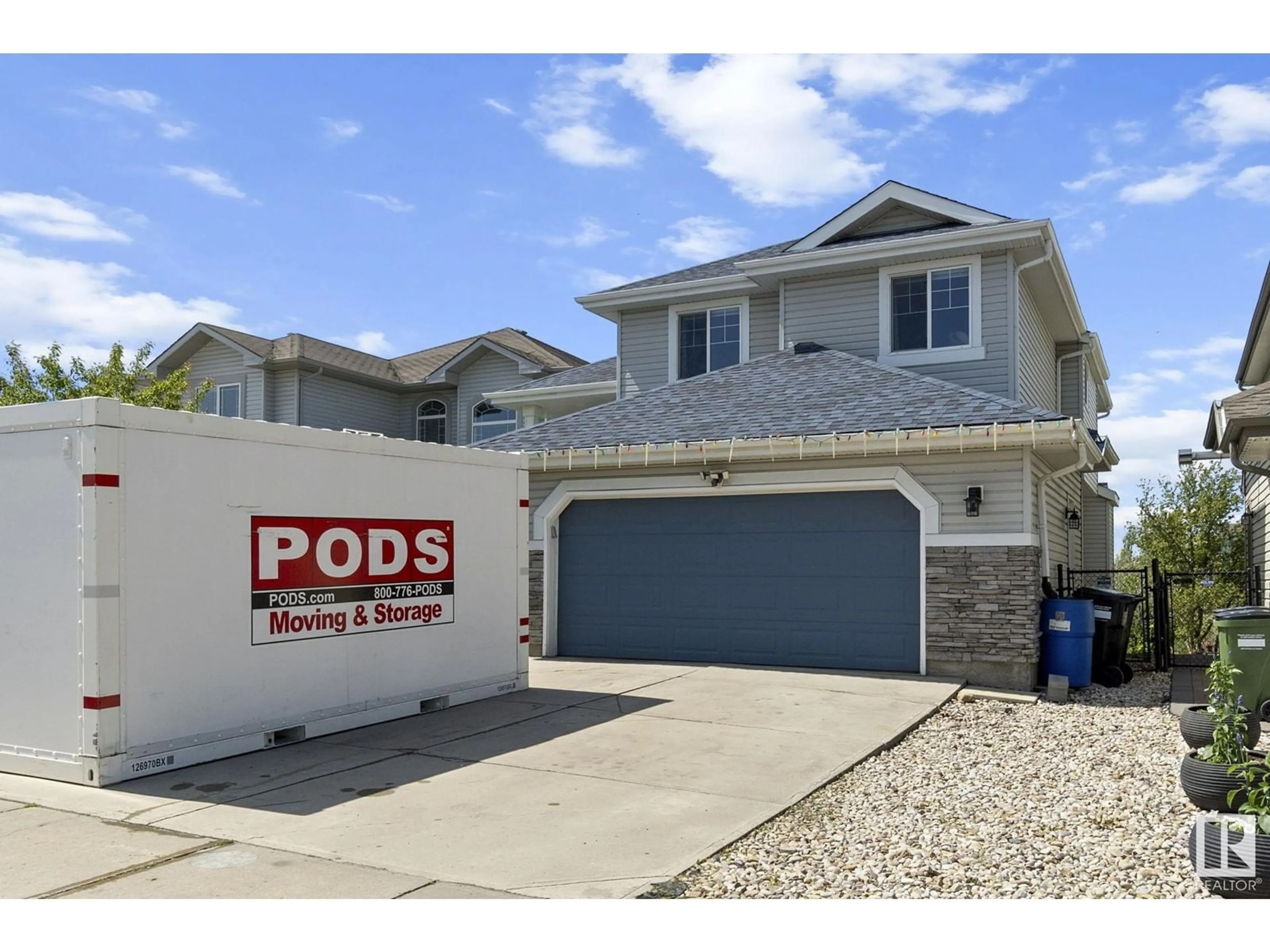 Home with vinyl exterior material, street for 420 86 ST, Edmonton Alberta T6X1A3