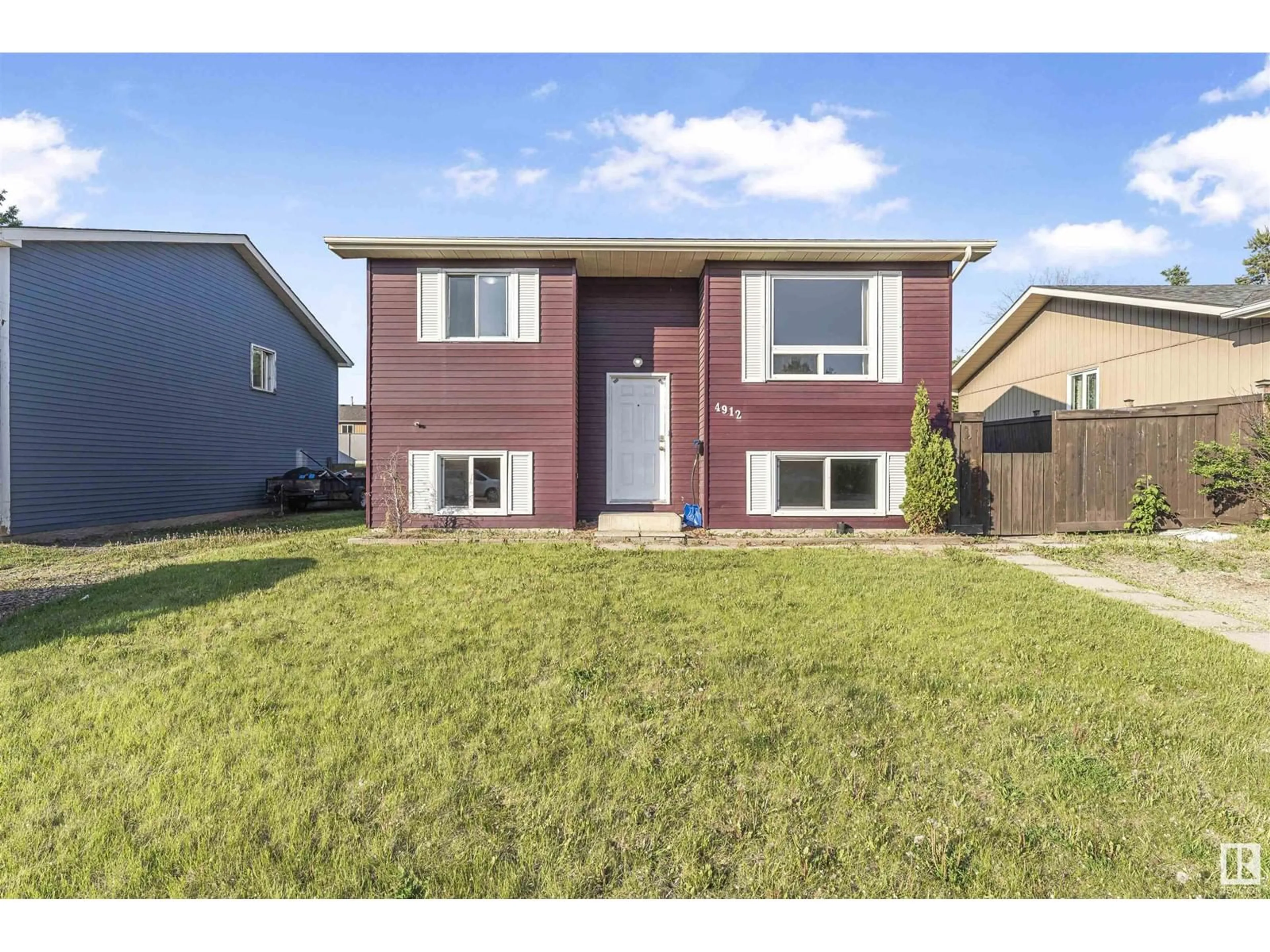 Home with brick exterior material, street for 4912 36 AV, Edmonton Alberta T6L3S5