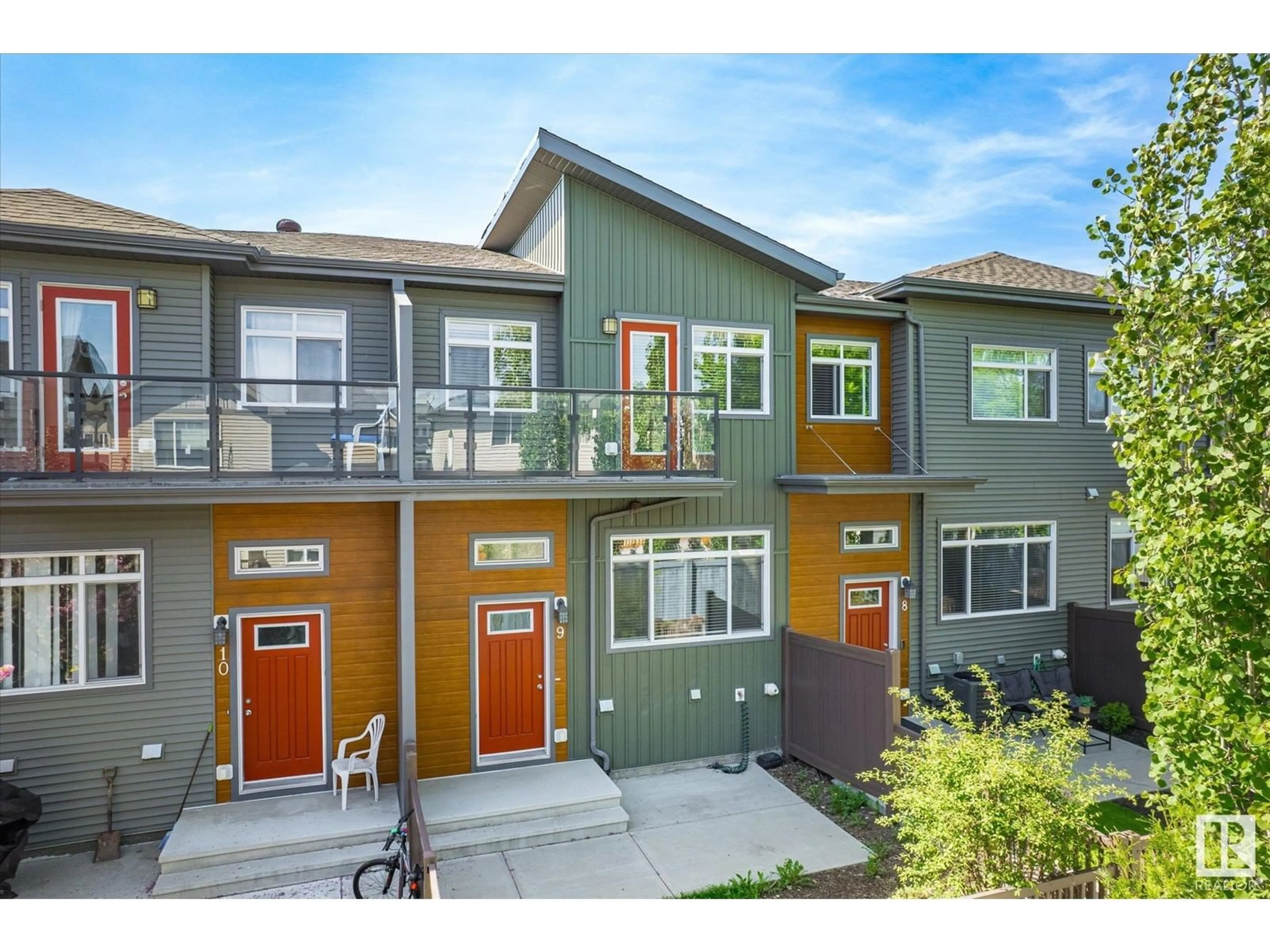 Home with vinyl exterior material, street for #9 - 7503 GETTY GATE GA, Edmonton Alberta T5T4S8